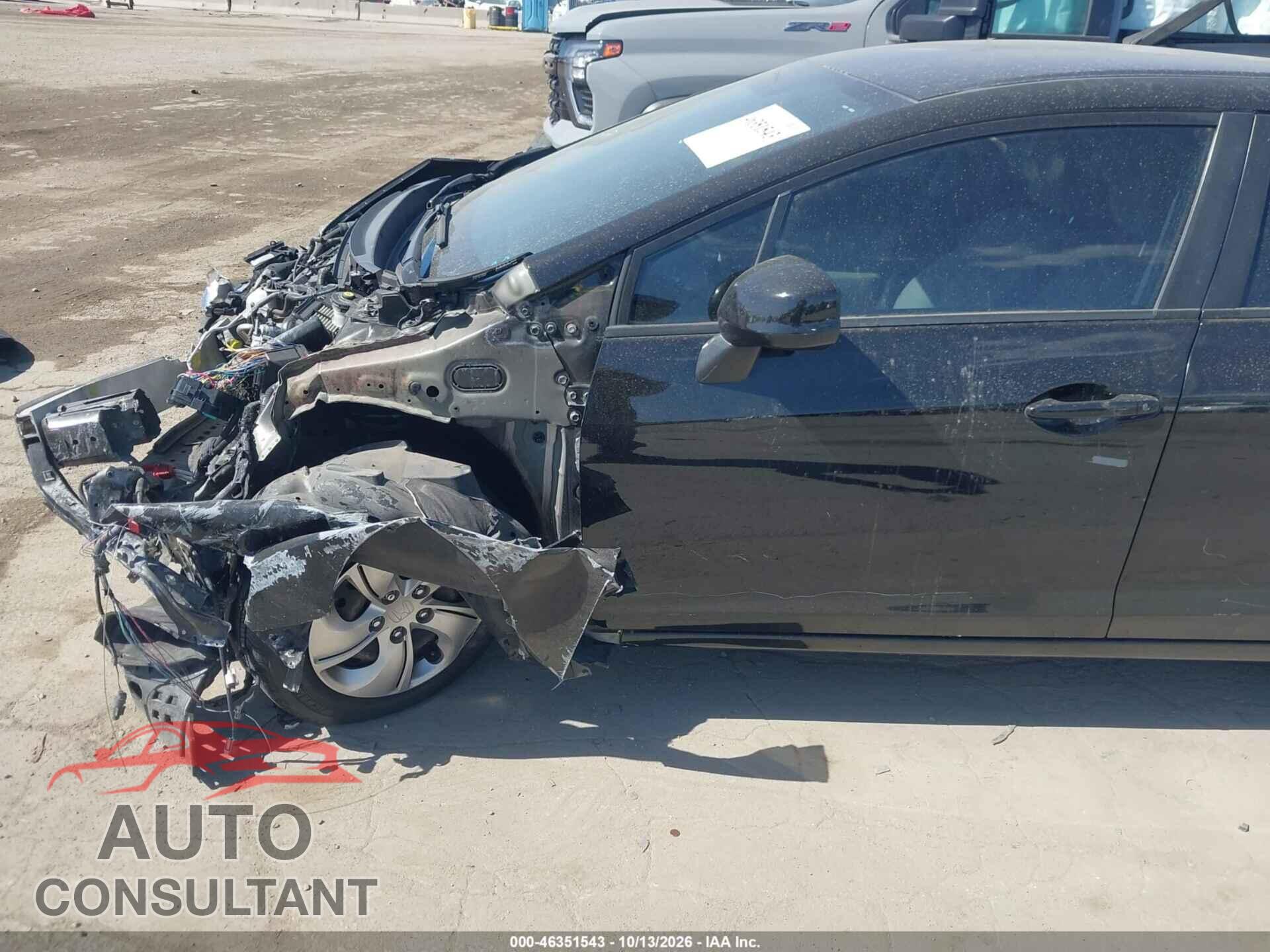 HONDA CIVIC 2013 - 19XFB2F52DE211510