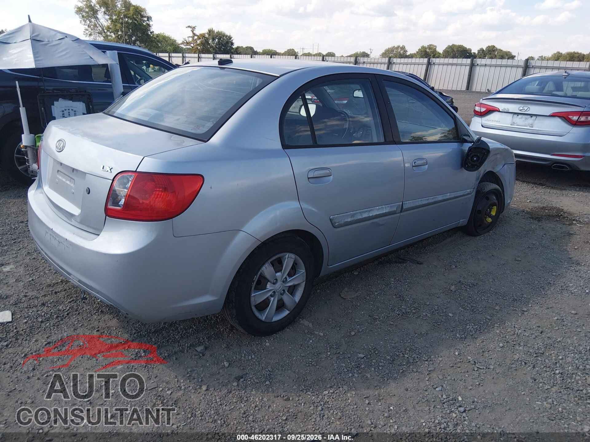 KIA RIO 2011 - KNADH4A30B6954657