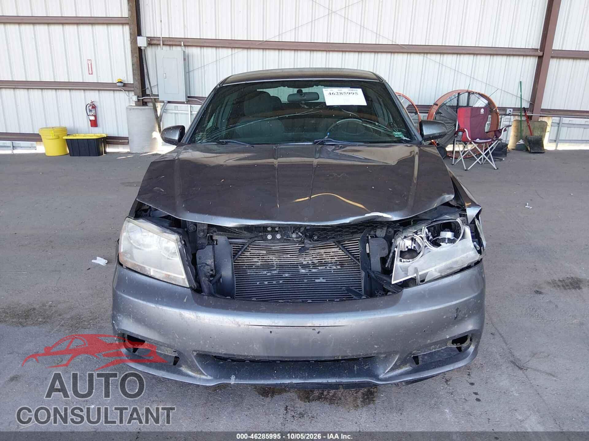 DODGE AVENGER 2012 - 1C3CDZCB6CN196685