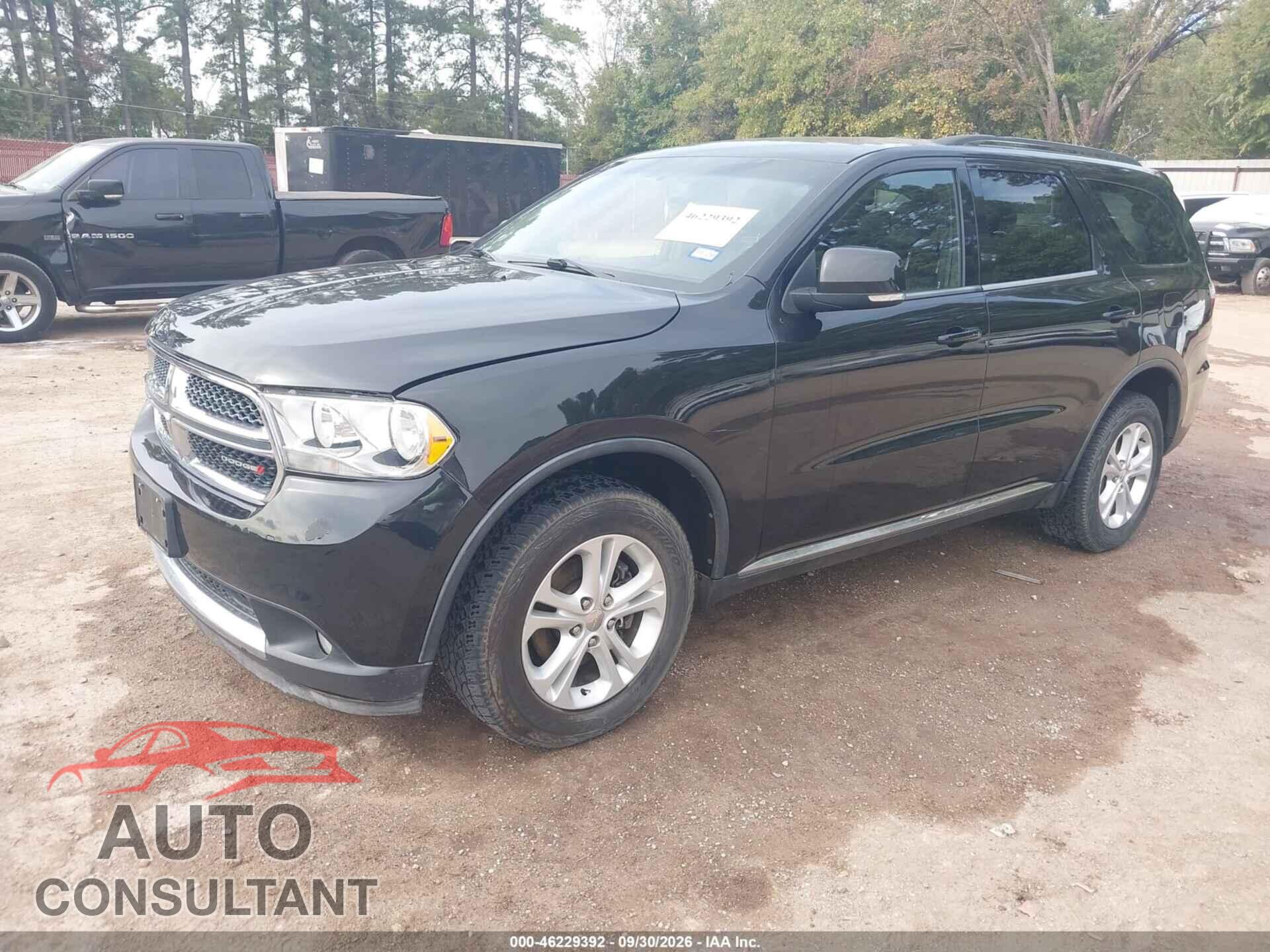 DODGE DURANGO 2012 - 1C4RDHDG6CC257393