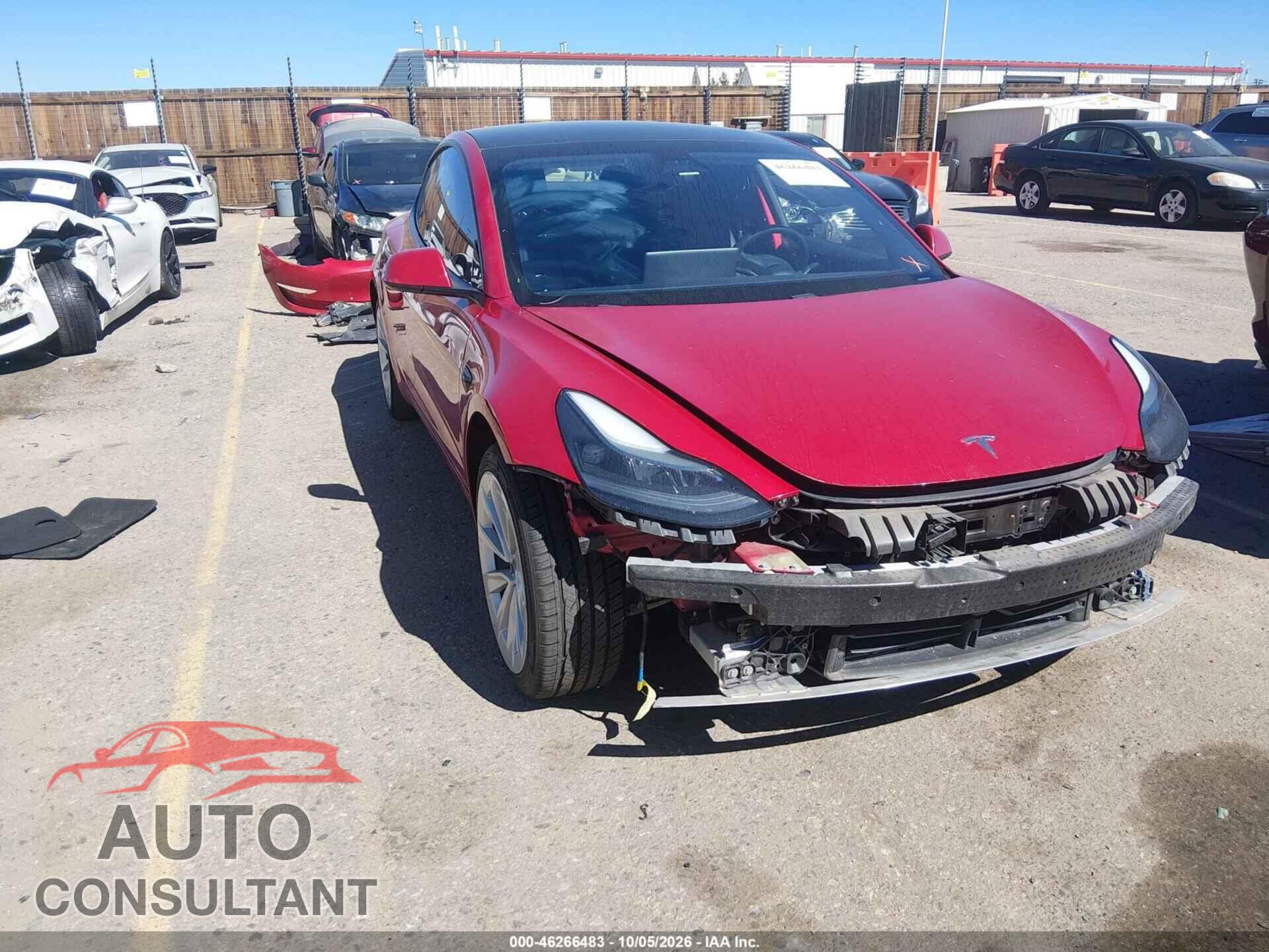 TESLA MODEL 3 2021 - 5YJ3E1EA8MF071377