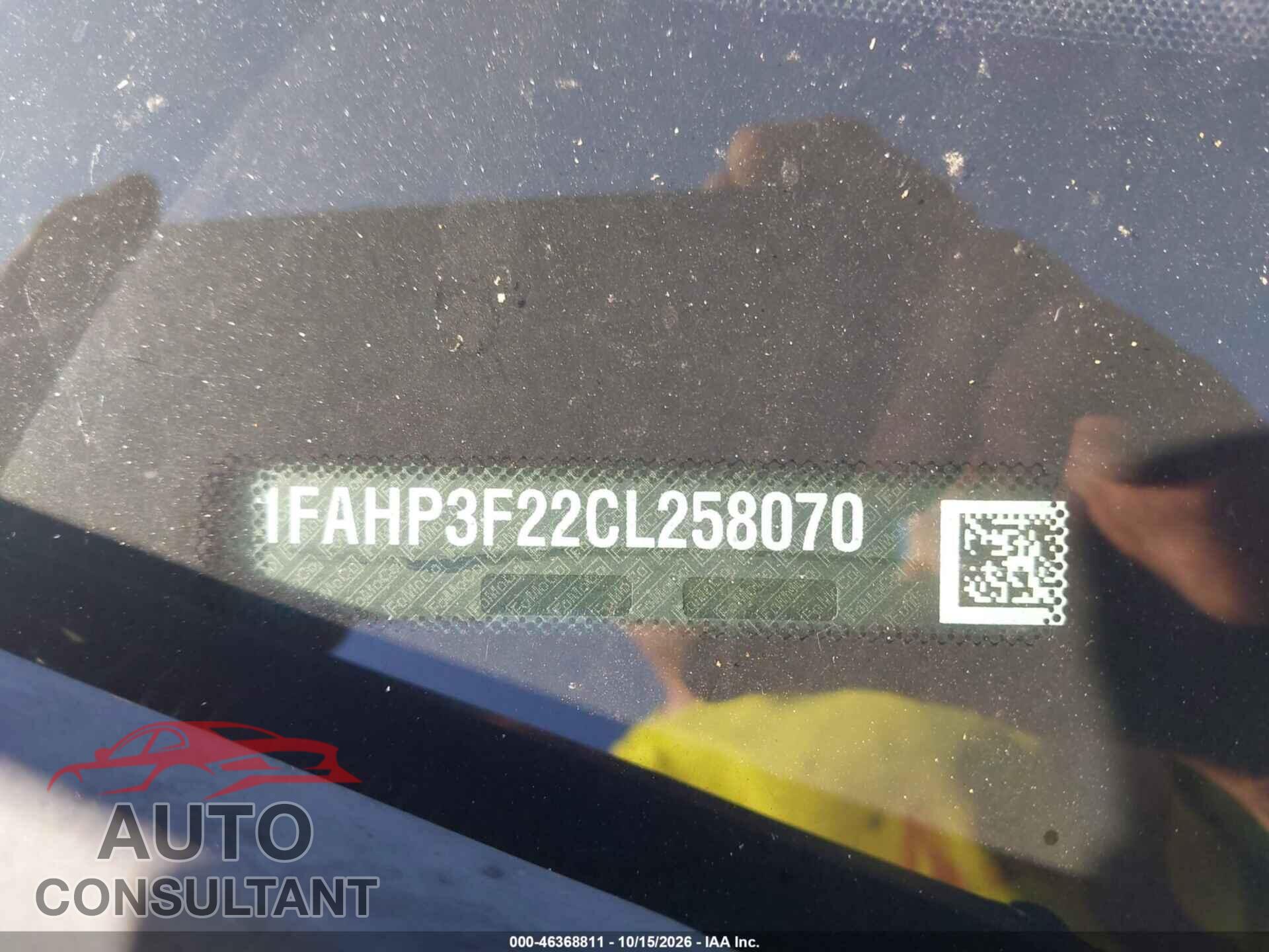FORD FOCUS 2012 - 1FAHP3F22CL258070