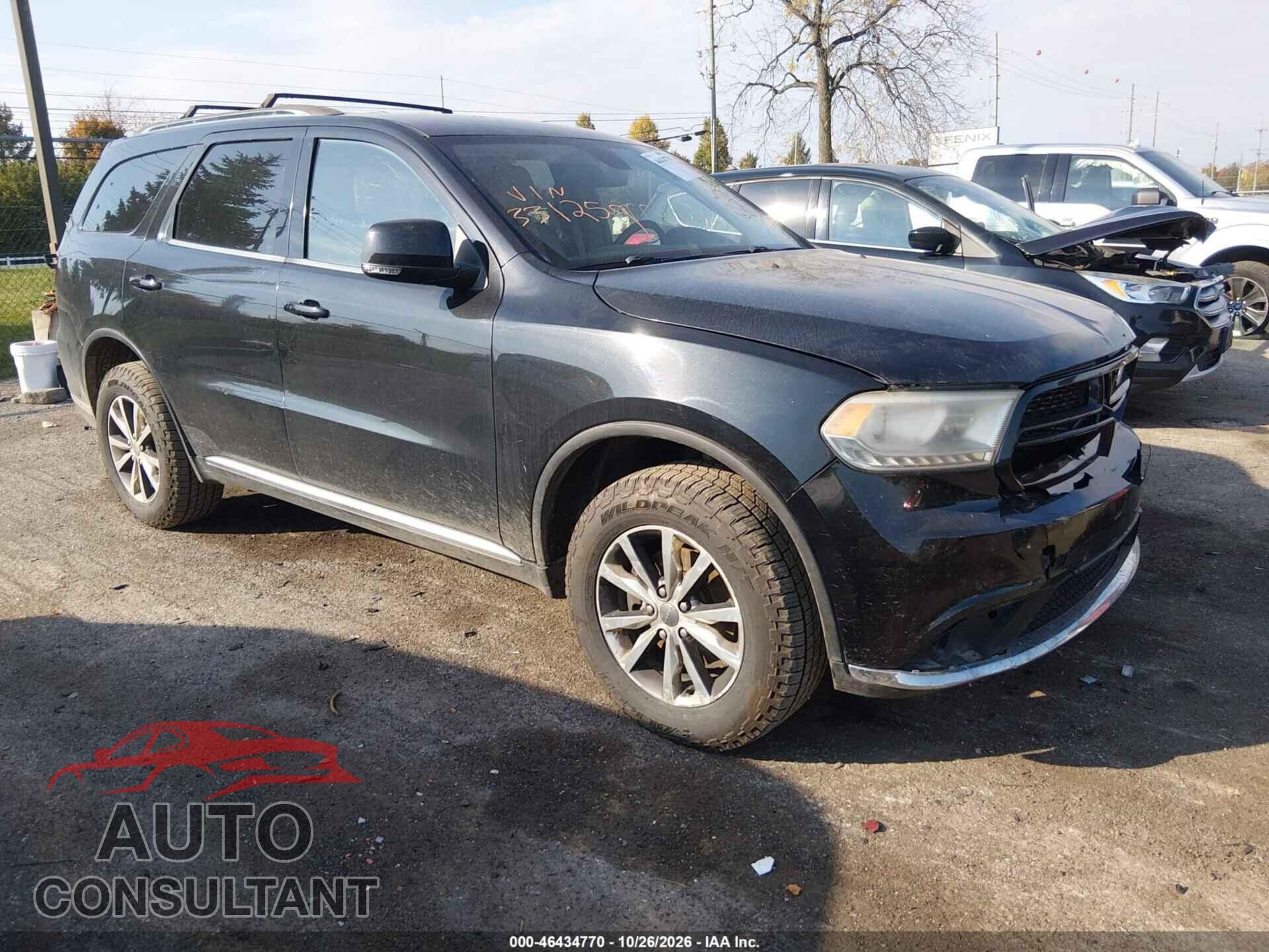 DODGE DURANGO 2016 - 1C4RDJDG4GC331259