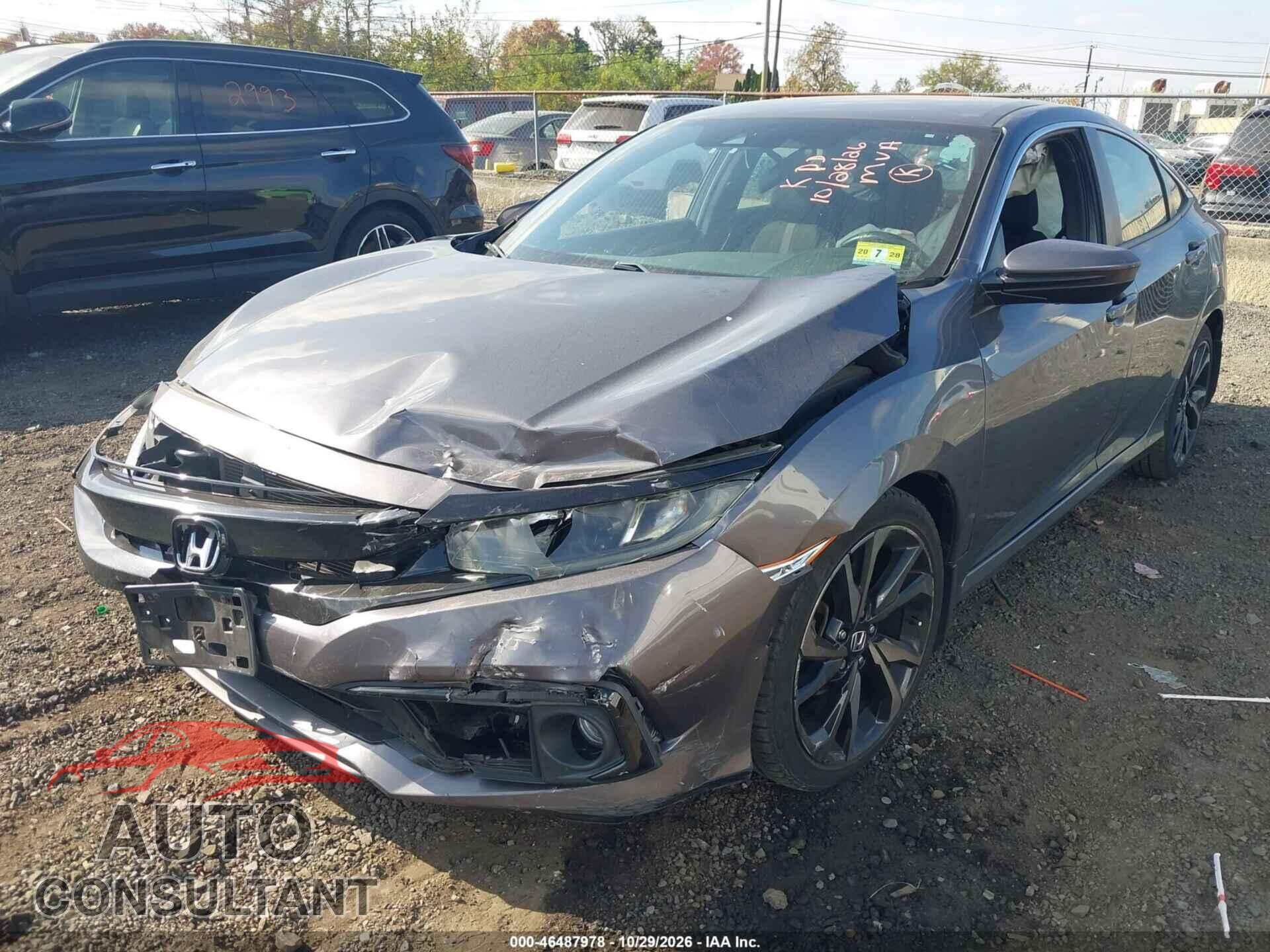 HONDA CIVIC 2019 - 2HGFC2F80KH575046