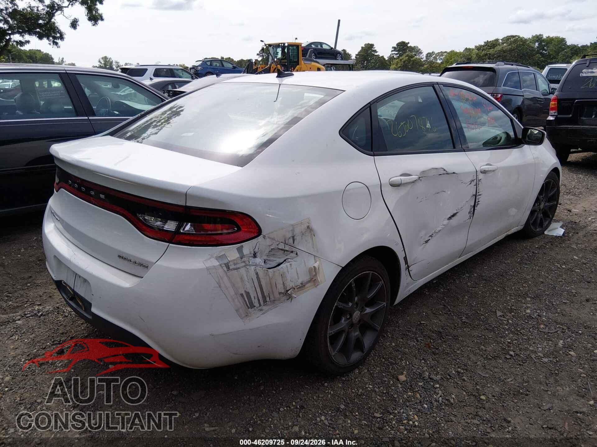 DODGE DART 2015 - 1C3CDFBB2FD422392