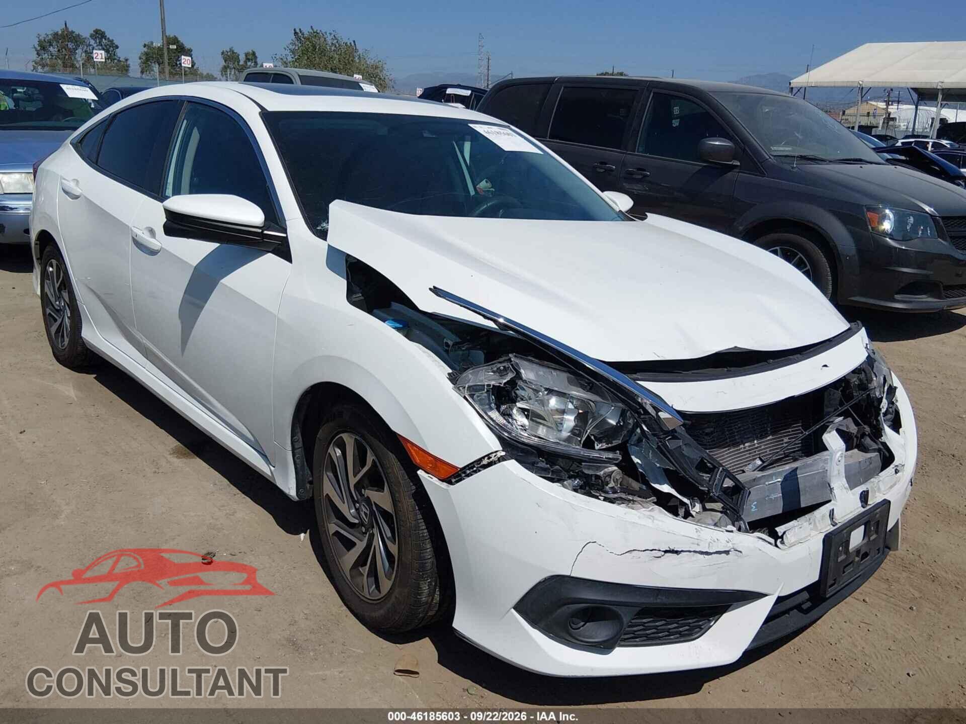 HONDA CIVIC 2016 - 2HGFC2F89GH564103