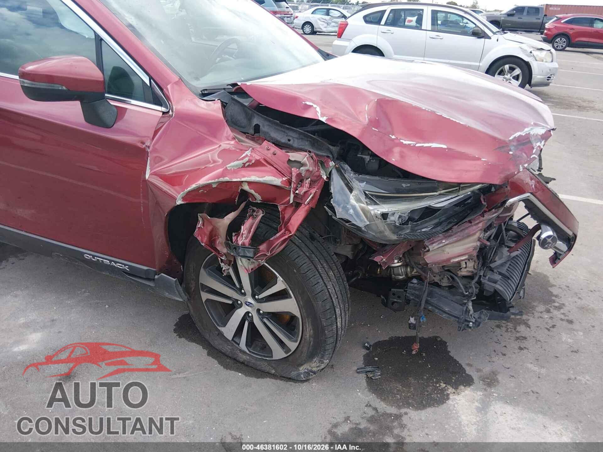 SUBARU OUTBACK 2019 - 4S4BSANC7K3255480