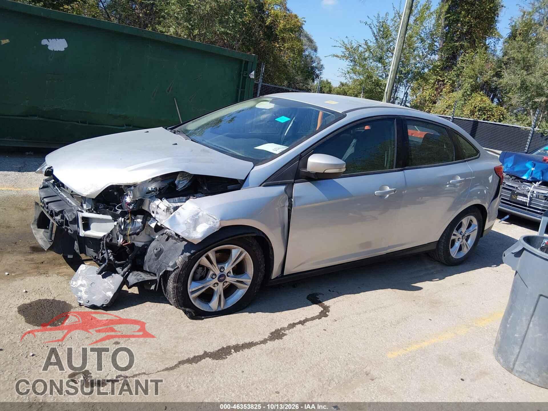 FORD FOCUS 2013 - 1FADP3F23DL363295
