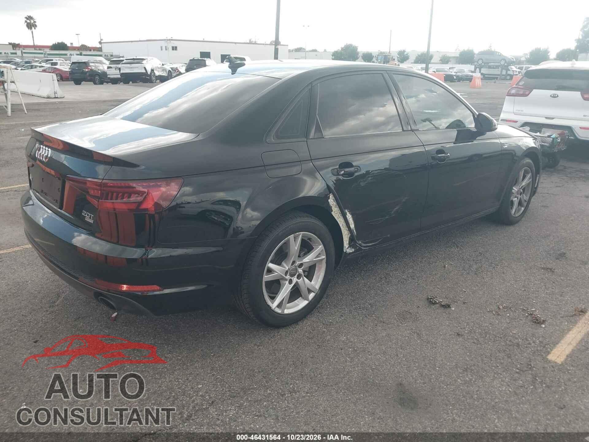 AUDI A4 2018 - WAUKMAF40JA210524