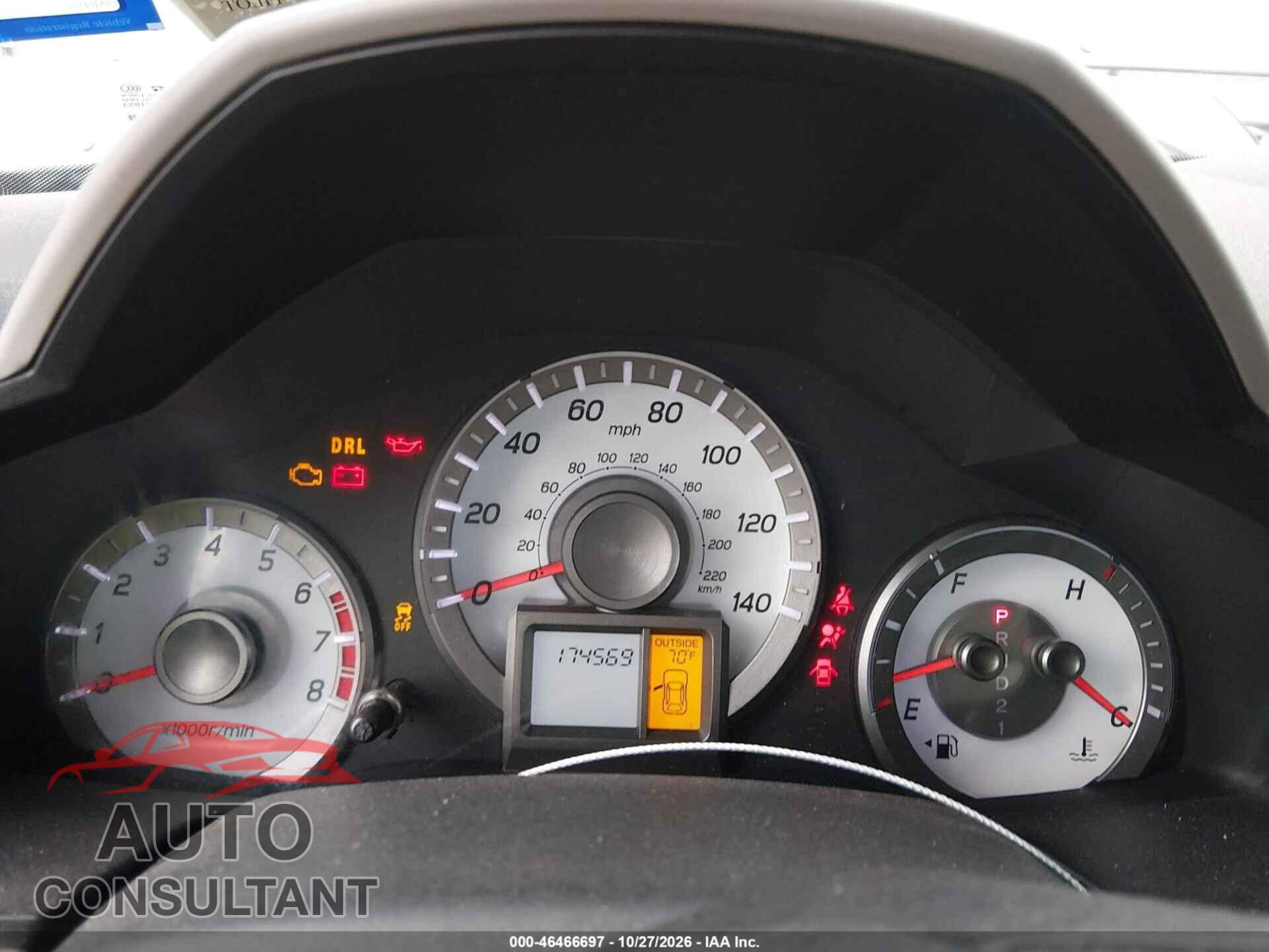 HONDA PILOT 2013 - 5FNYF3H55DB001686