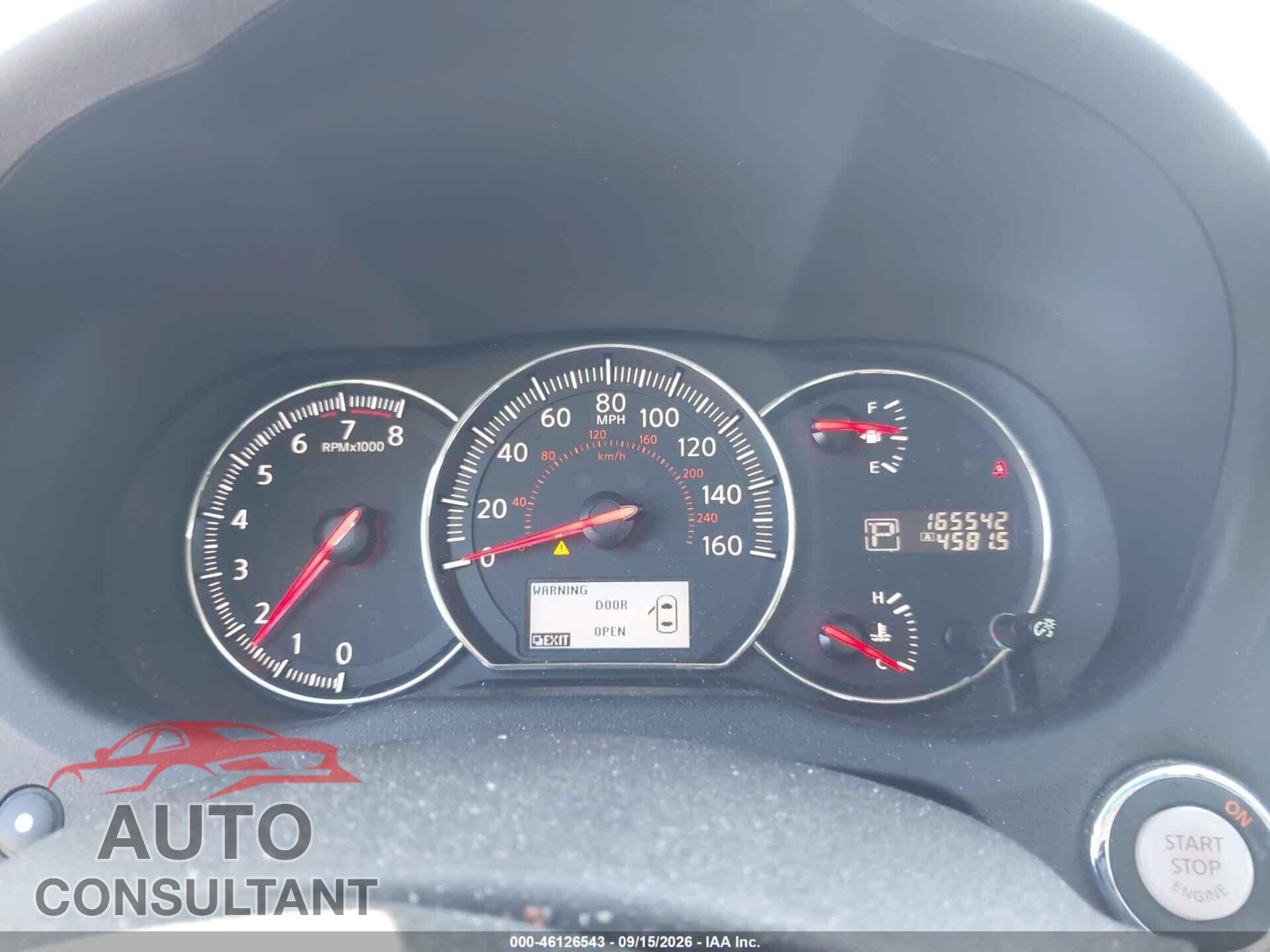 NISSAN MAXIMA 2012 - 1N4AA5AP0CC848947