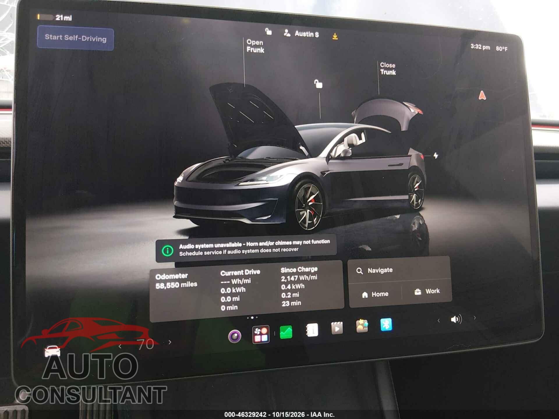 TESLA MODEL 3 2024 - 5YJ3E1ET8RF869242