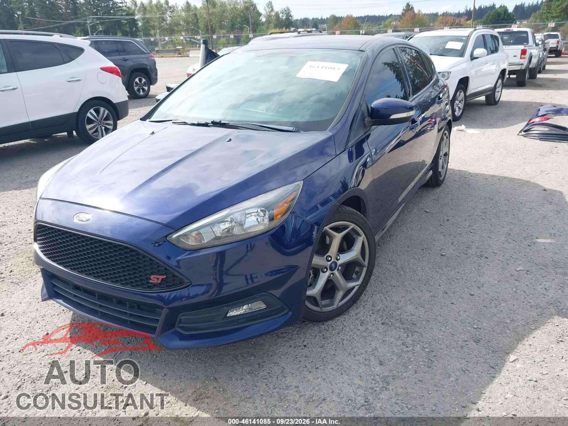 FORD FOCUS ST 2017 - 1FADP3L96HL223085