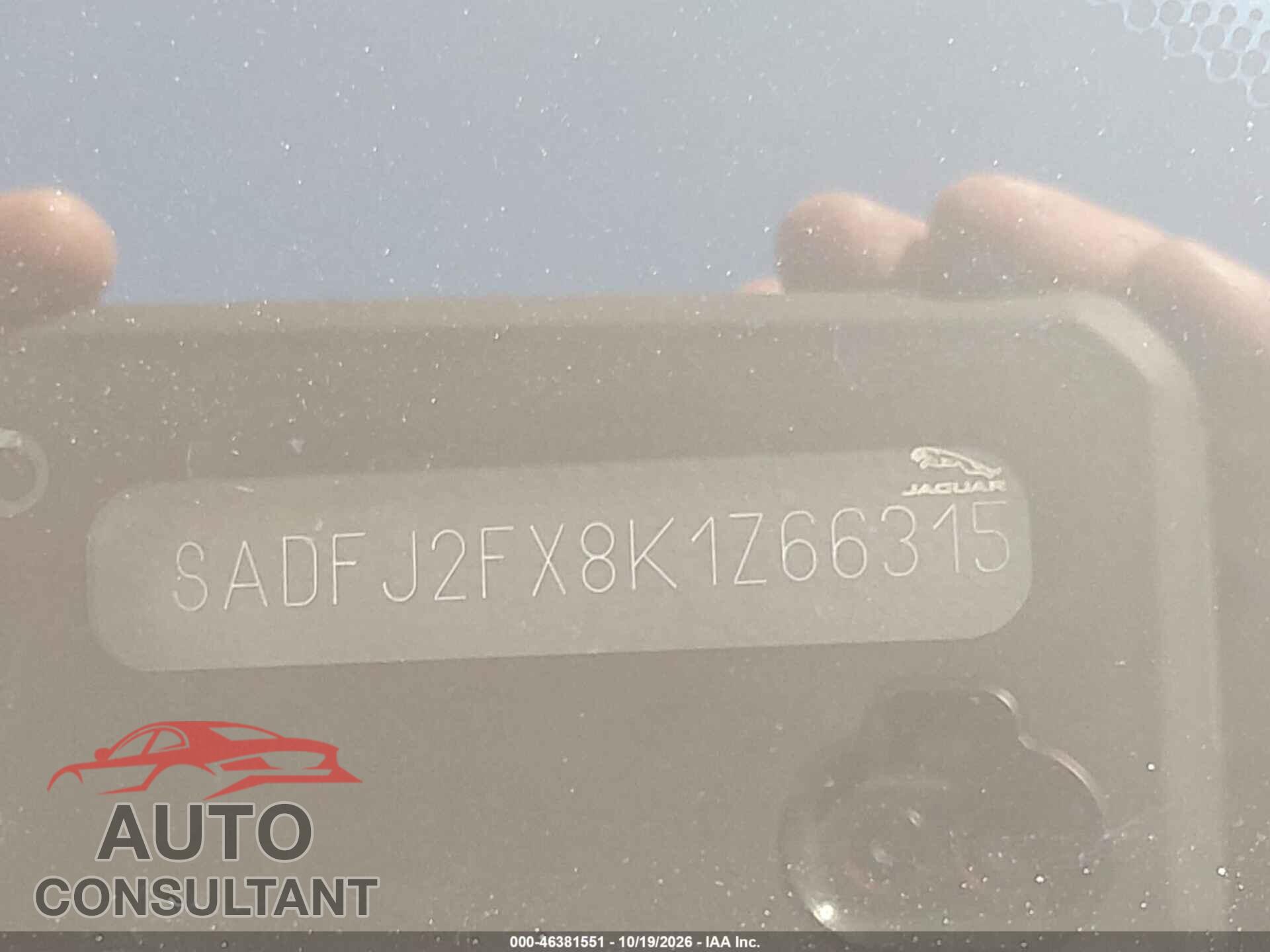 JAGUAR E-PACE 2019 - SADFJ2FX8K1Z66315