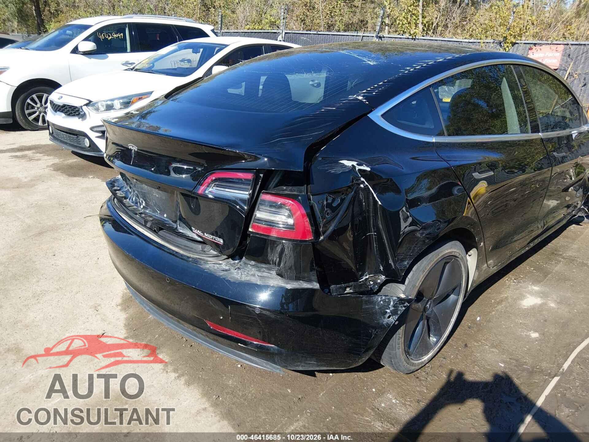 TESLA MODEL 3 2018 - 5YJ3E1EB7JF103045