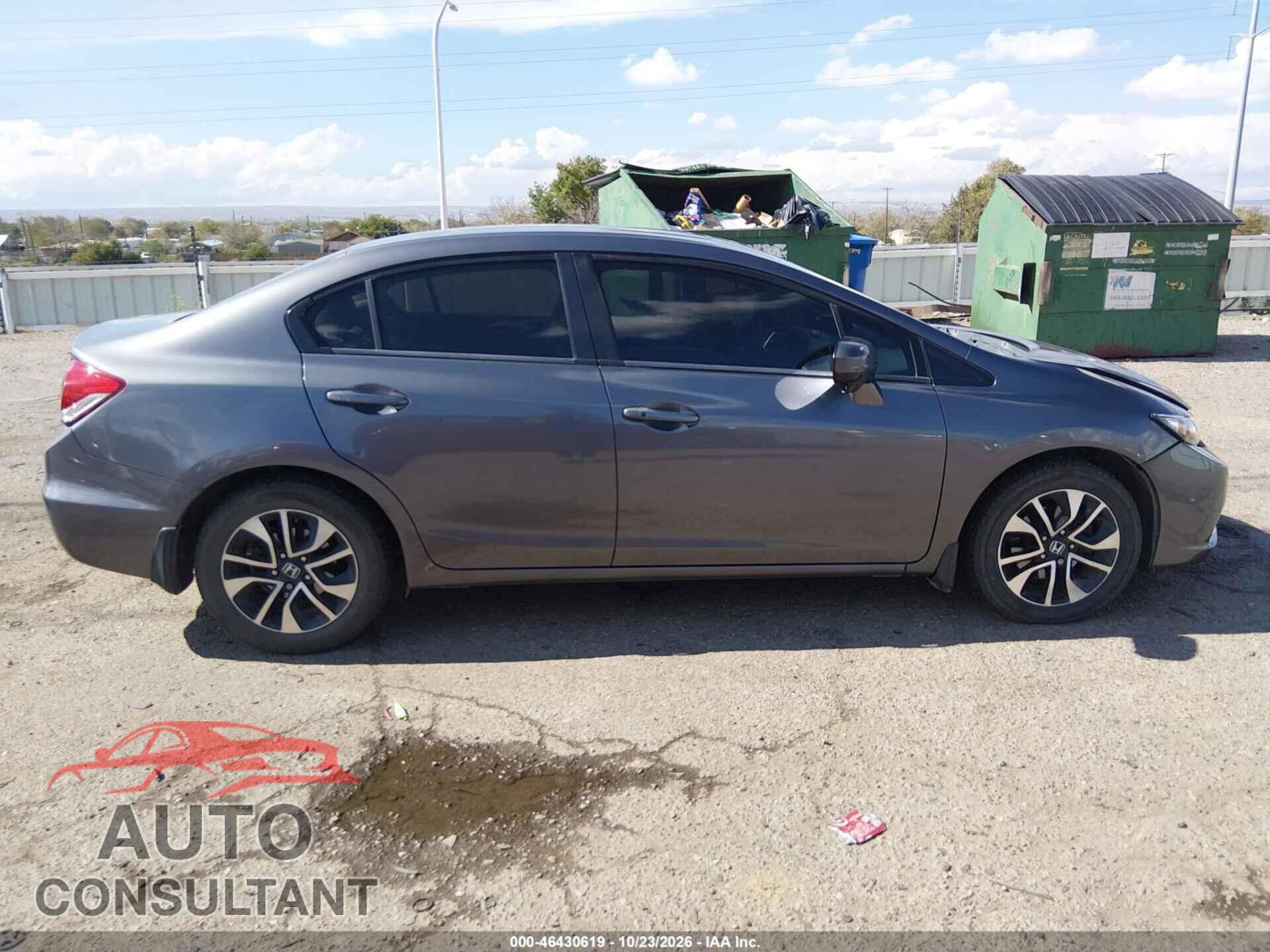 HONDA CIVIC 2015 - 19XFB2F8XFE098399
