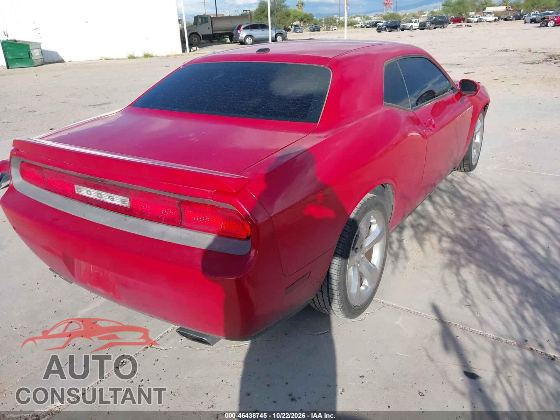 DODGE CHALLENGER 2013 - 2C3CDYBTXDH587708