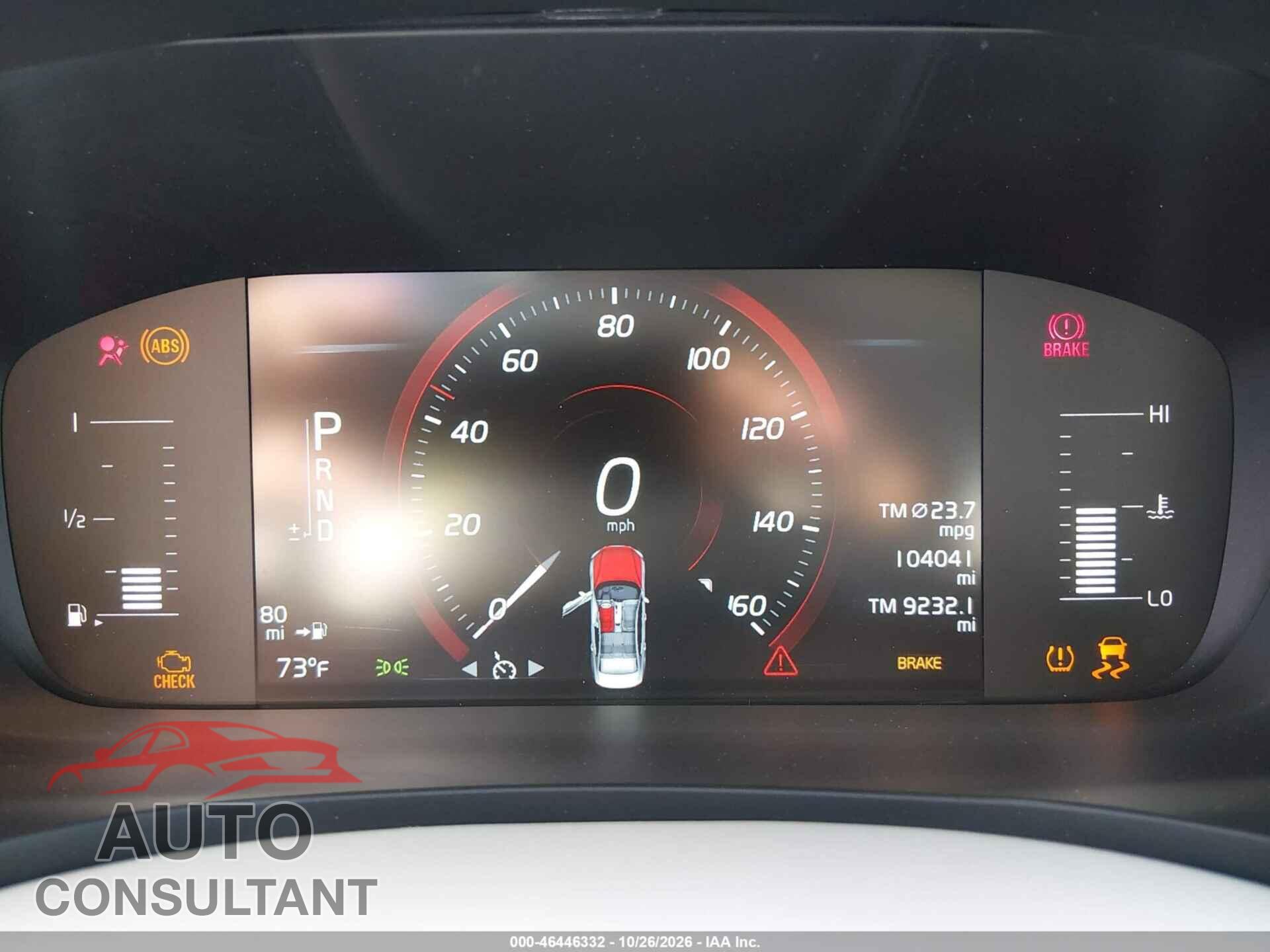 VOLVO S60 2019 - 7JRA22TKXKG005242