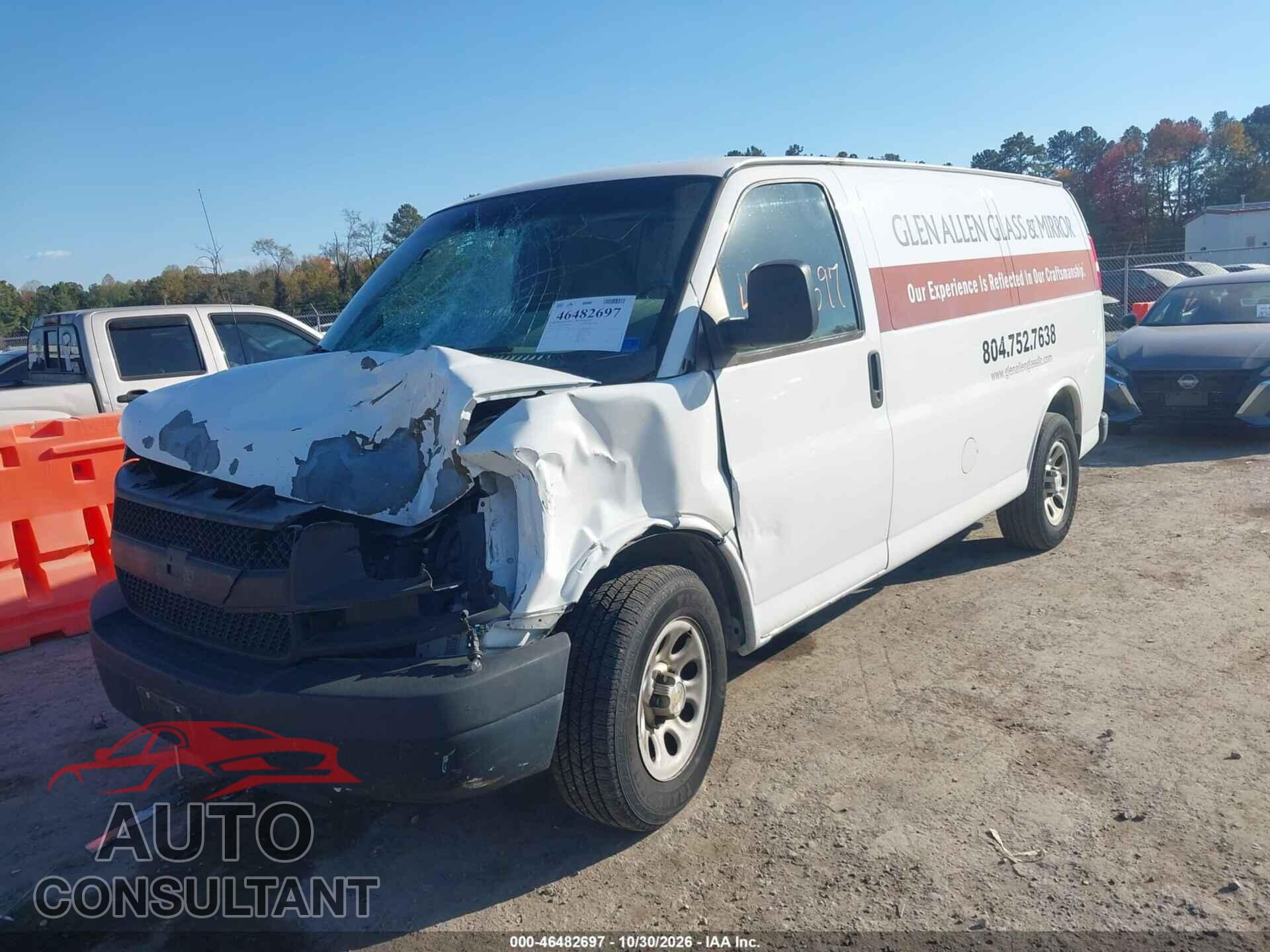 CHEVROLET EXPRESS 1500 2011 - 1GCSGAFX2B1130504