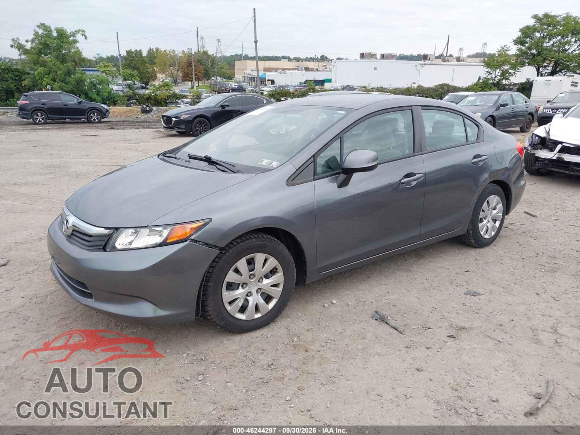 HONDA CIVIC 2012 - 2HGFB2F52CH312079