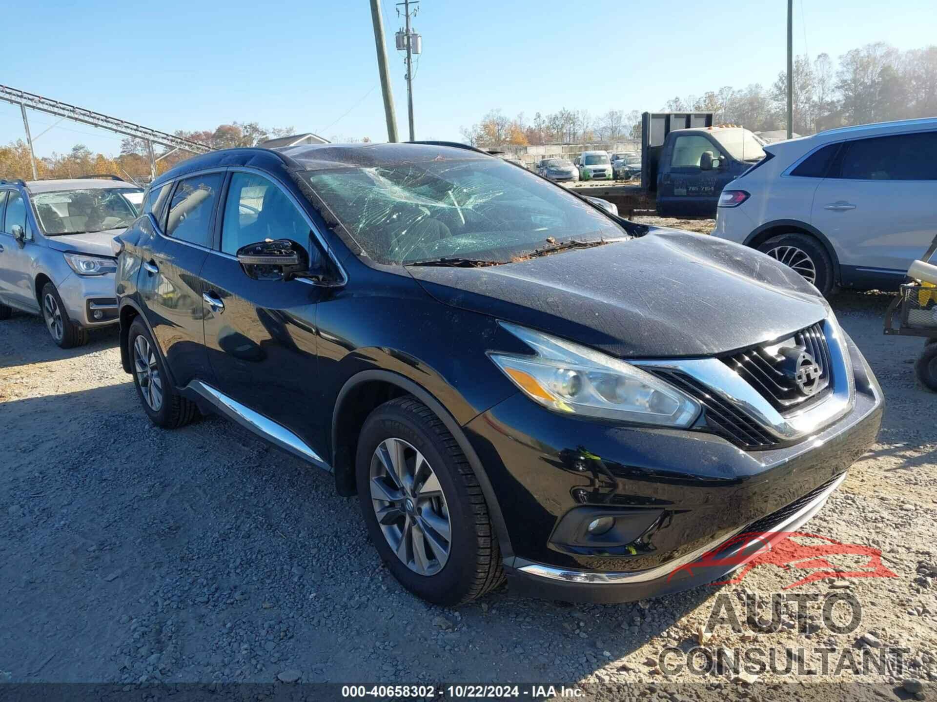 NISSAN MURANO 2016 - 5N1AZ2MG9GN166345