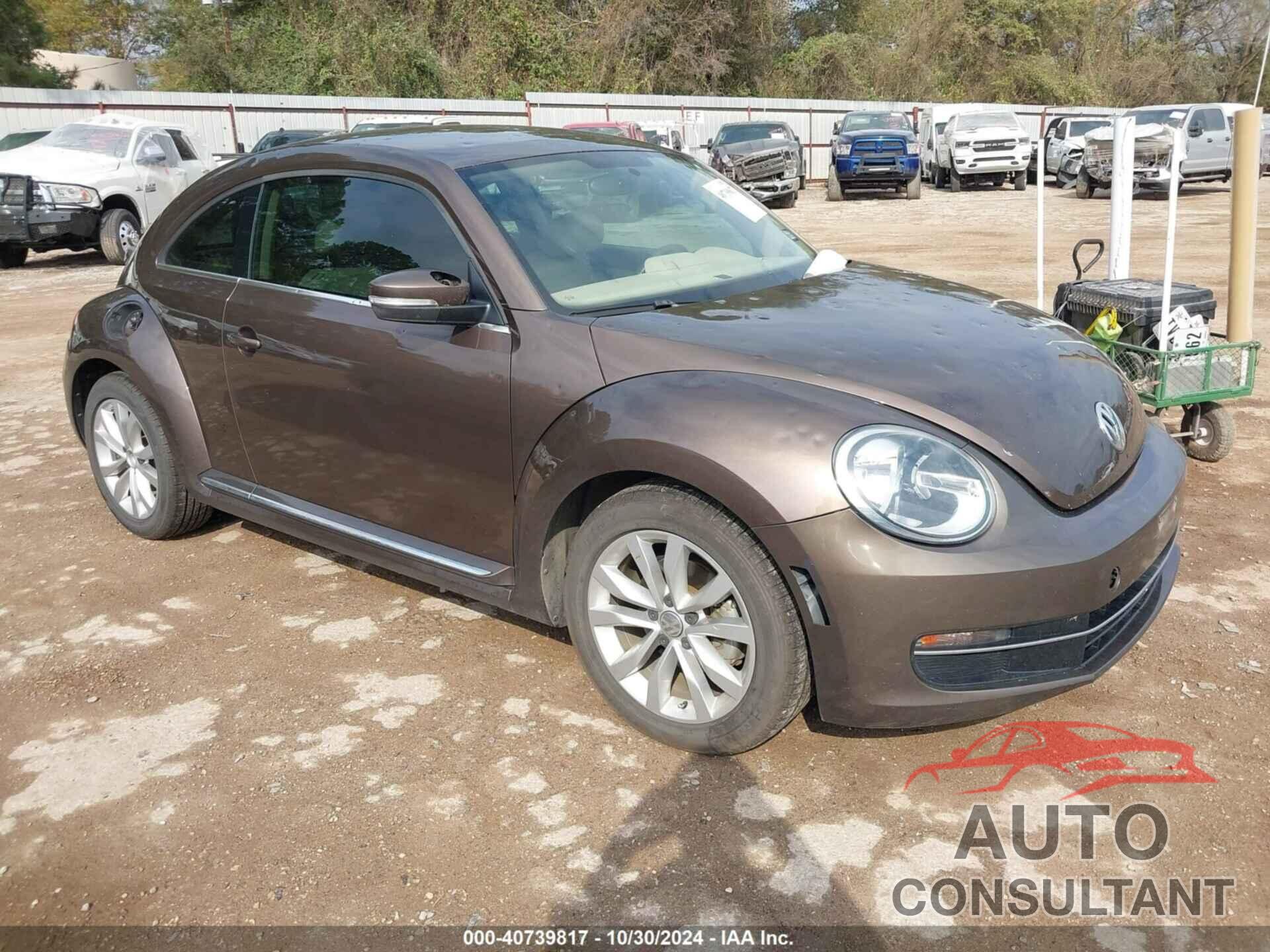 VOLKSWAGEN BEETLE 2014 - 3VWJL7AT7EM664164