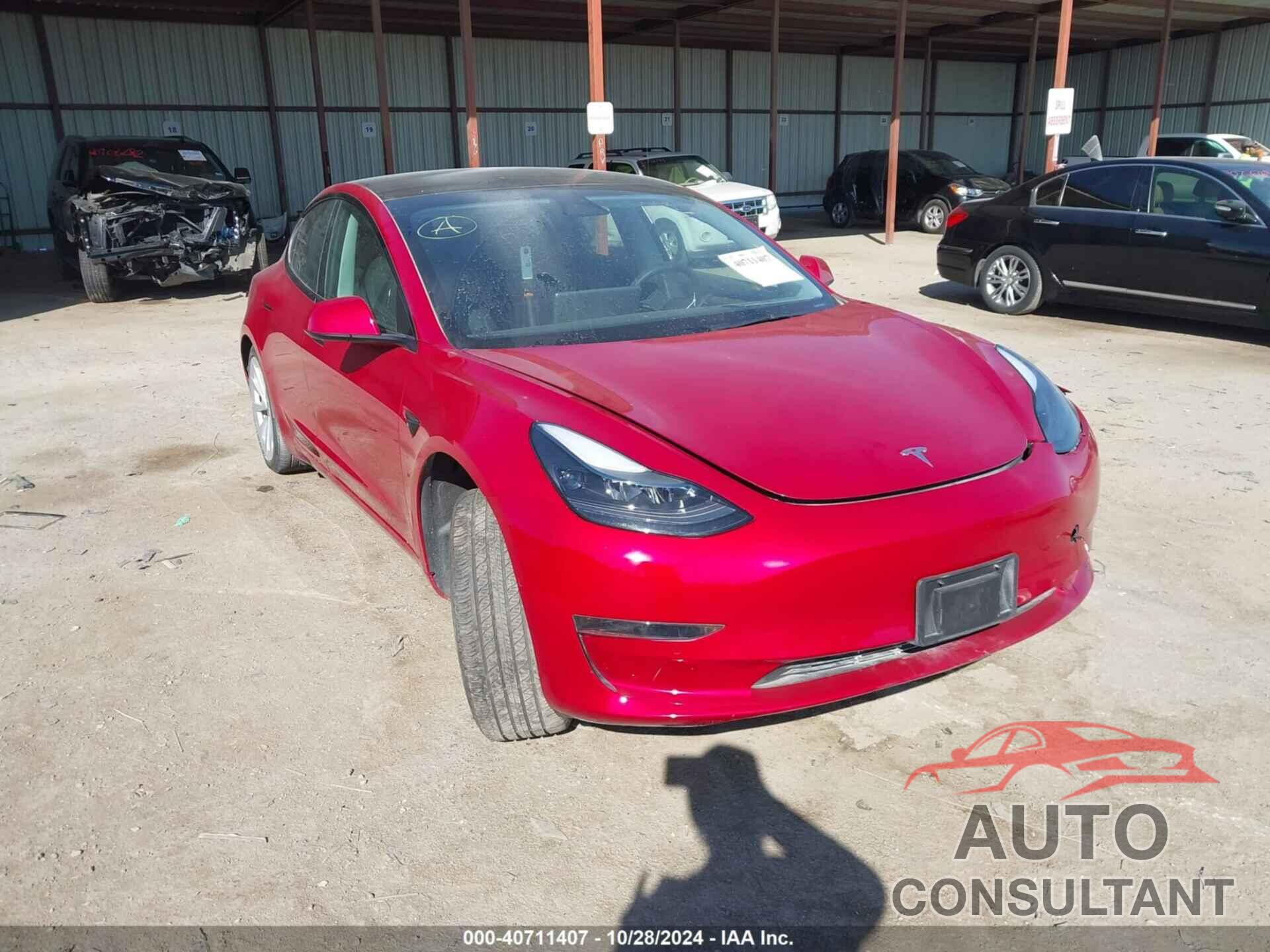 TESLA MODEL 3 2022 - 5YJ3E1EA8NF170671