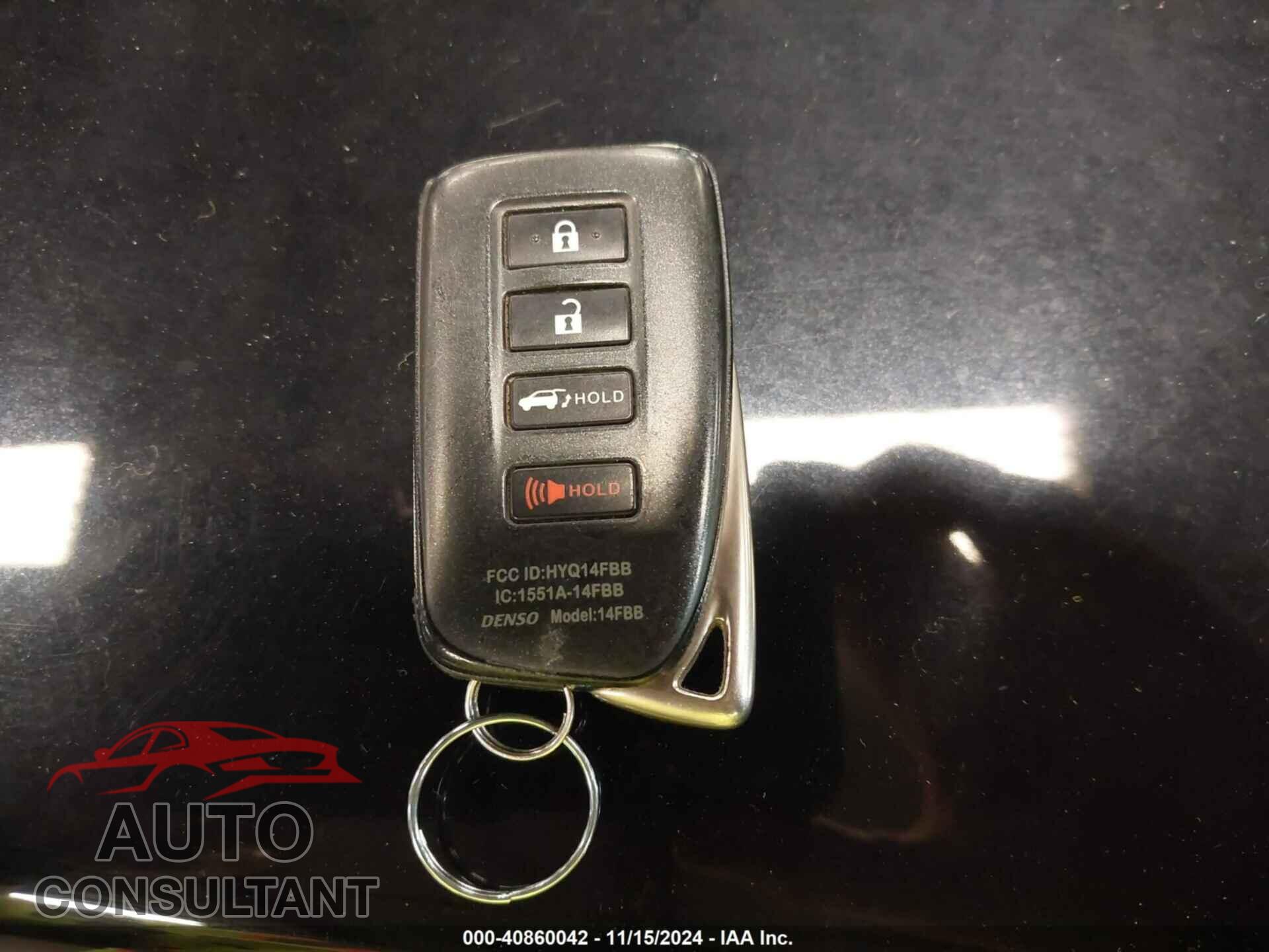 LEXUS RX 350 2016 - JTJBZMCA9G2000729