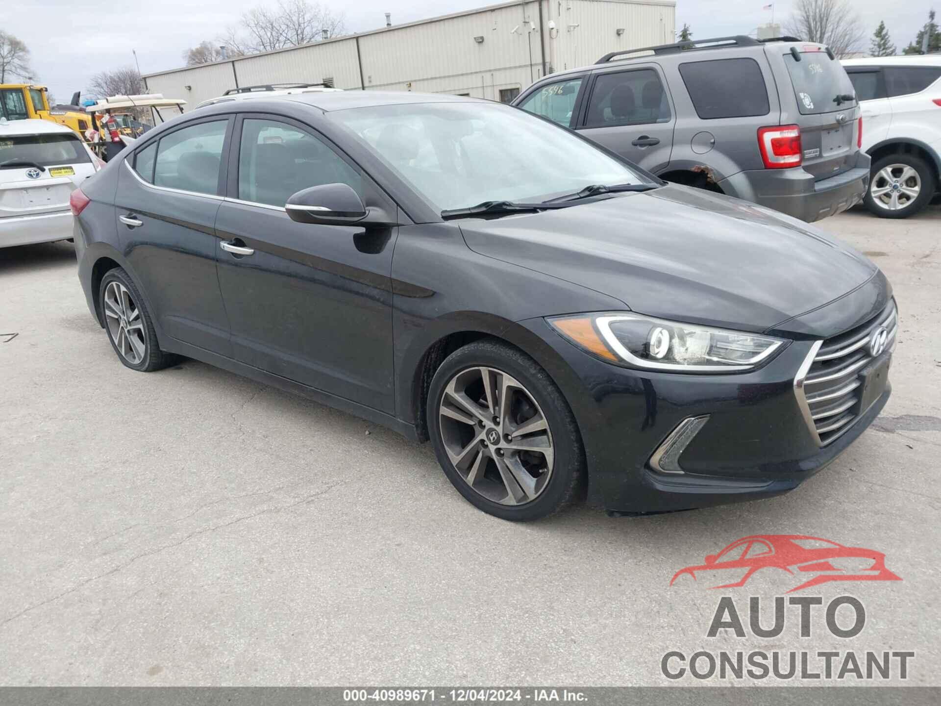 HYUNDAI ELANTRA 2017 - KMHD84LF8HU266903