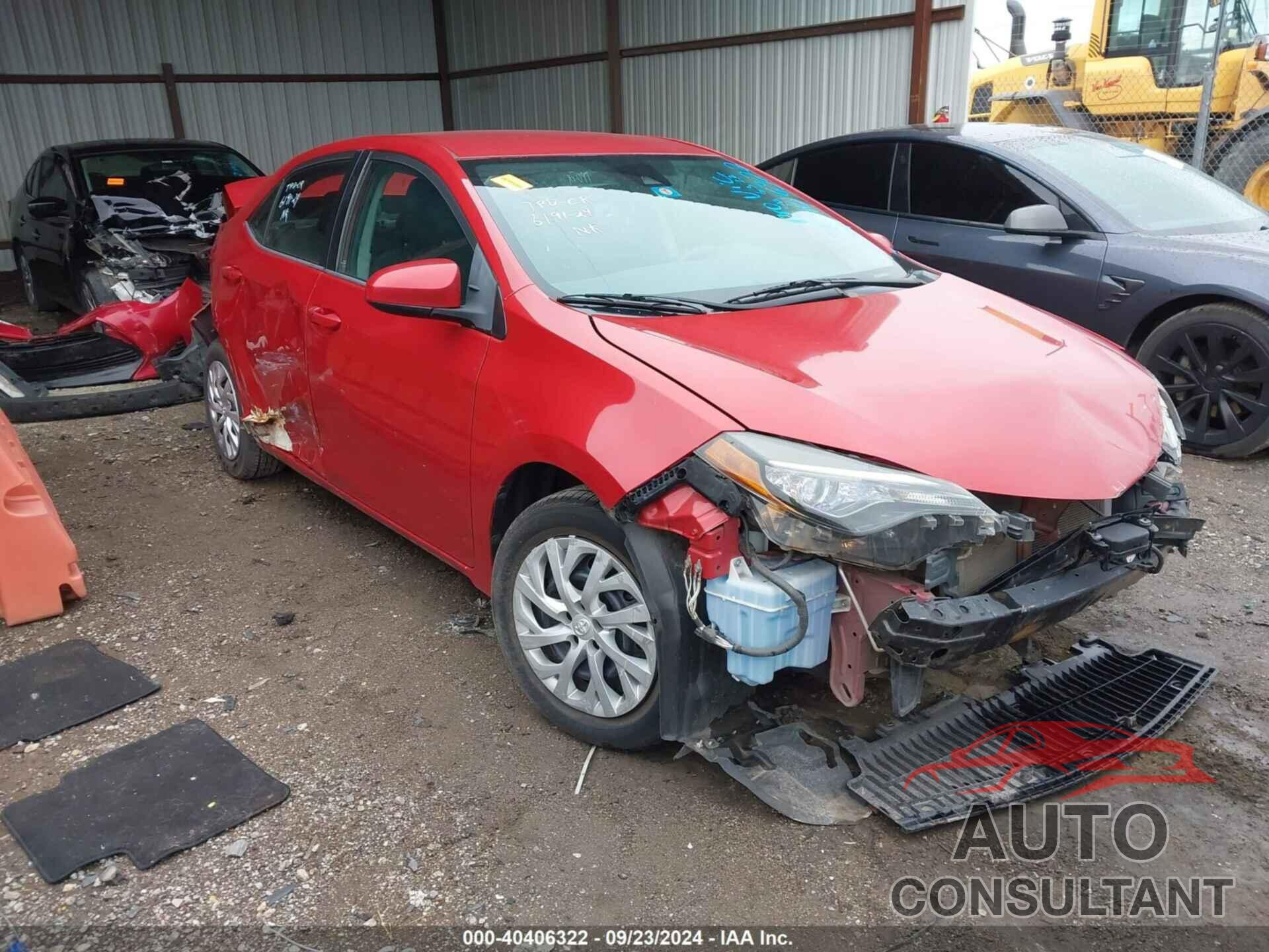 TOYOTA COROLLA 2017 - 5YFBURHE4HP623267