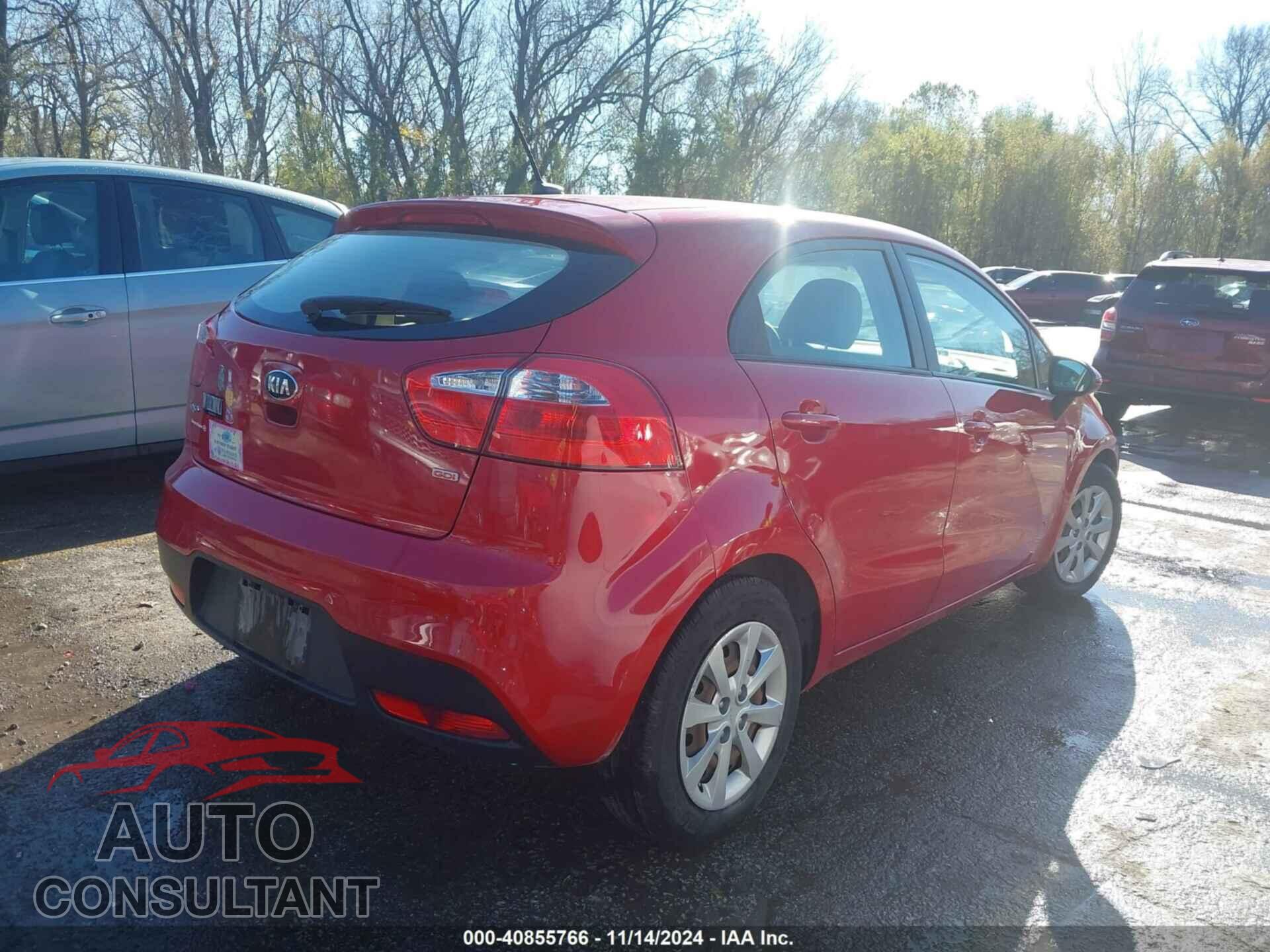 KIA RIO 2013 - KNADM5A30D6164635