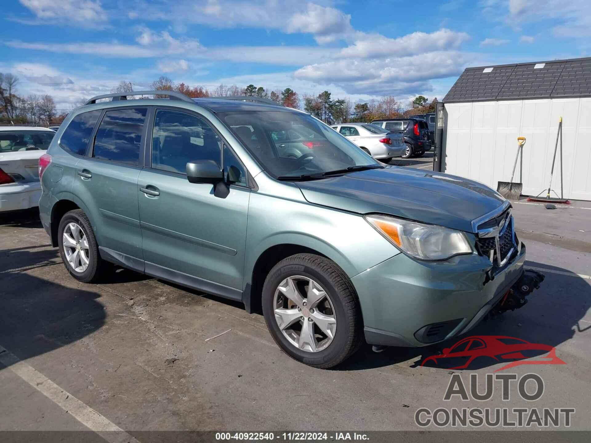 SUBARU FORESTER 2014 - JF2SJAEC9EH408571