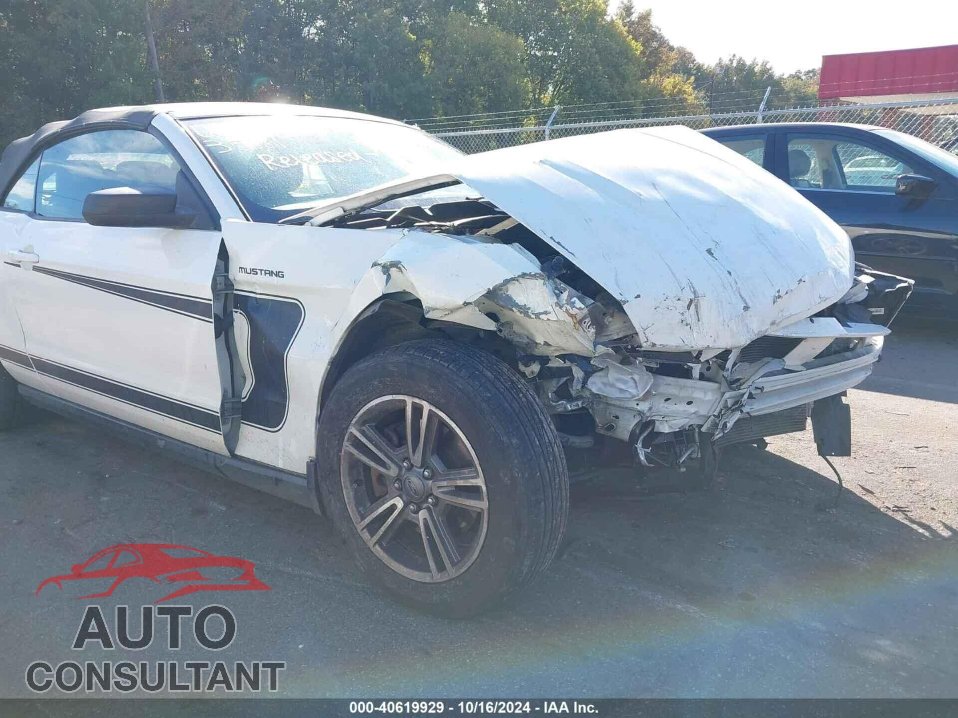 FORD MUSTANG 2012 - 1ZVBP8EM6C5242441