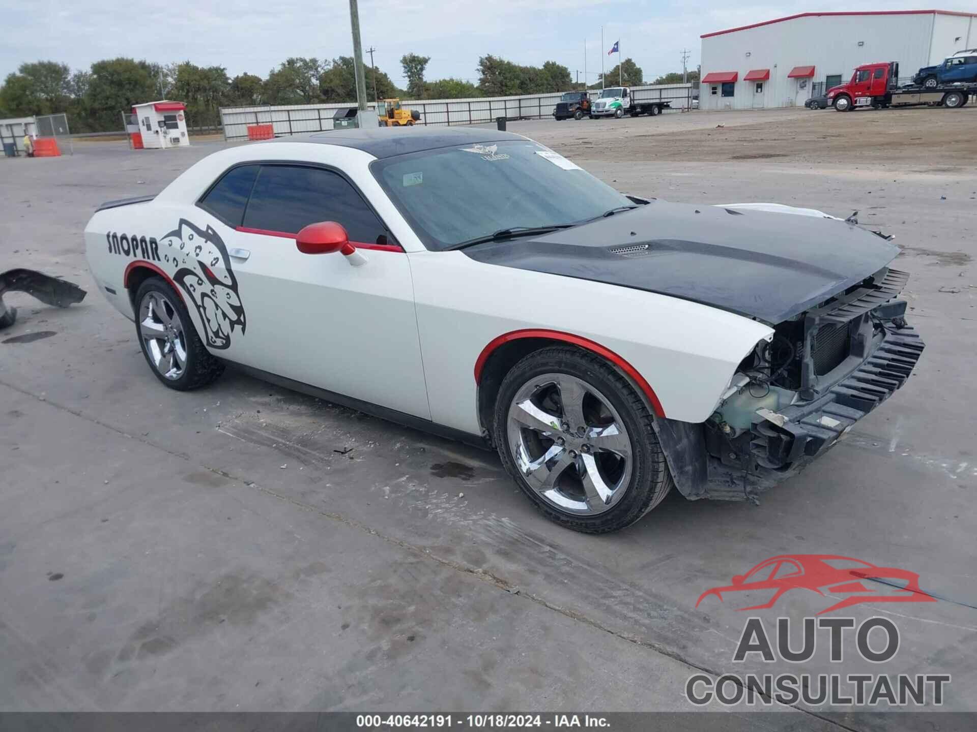 DODGE CHALLENGER 2012 - 2C3CDYBTXCH147809