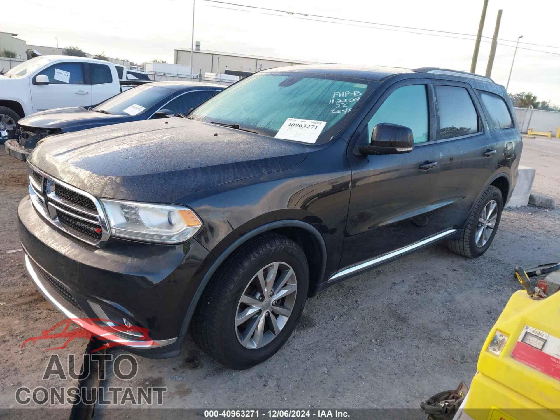DODGE DURANGO 2015 - 1C4RDHDGXFC921327