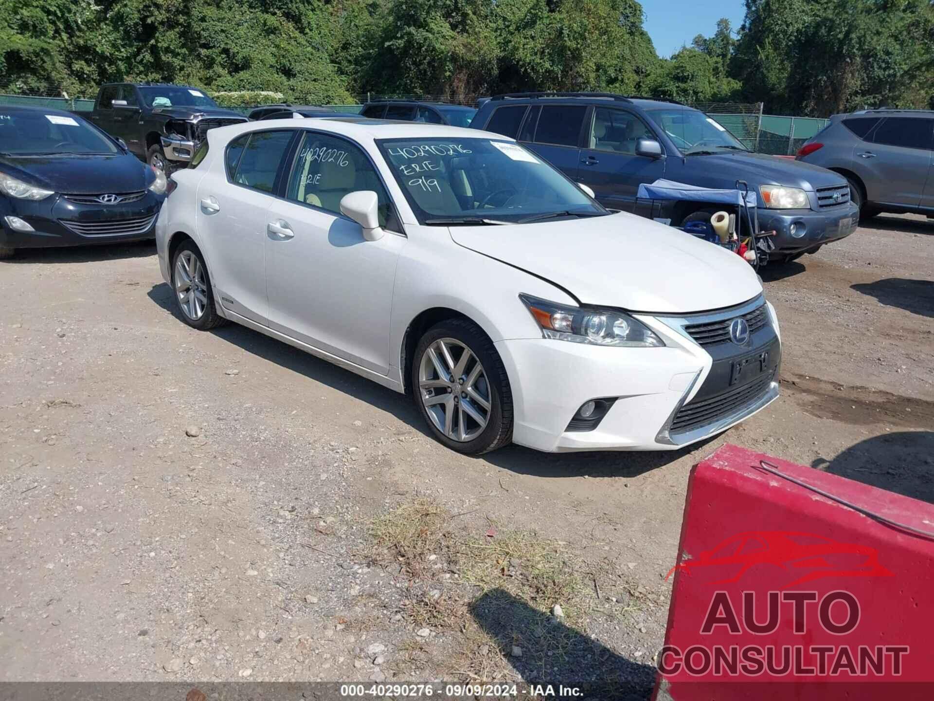 LEXUS CT 200H 2016 - JTHKD5BH7G2250846