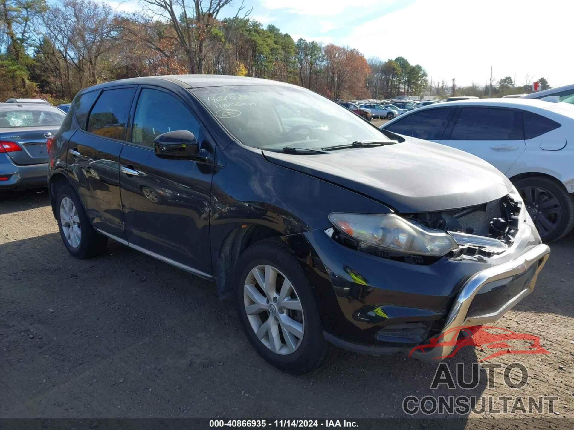 NISSAN MURANO 2011 - JN8AZ1MW2BW166071