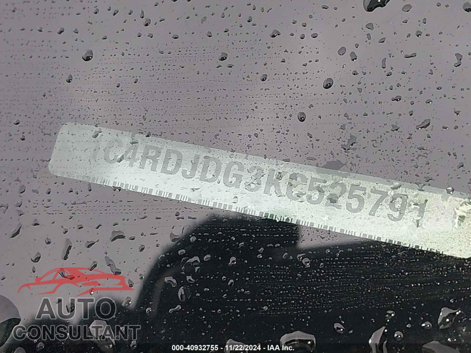 DODGE DURANGO 2019 - 1C4RDJDG3KC525791