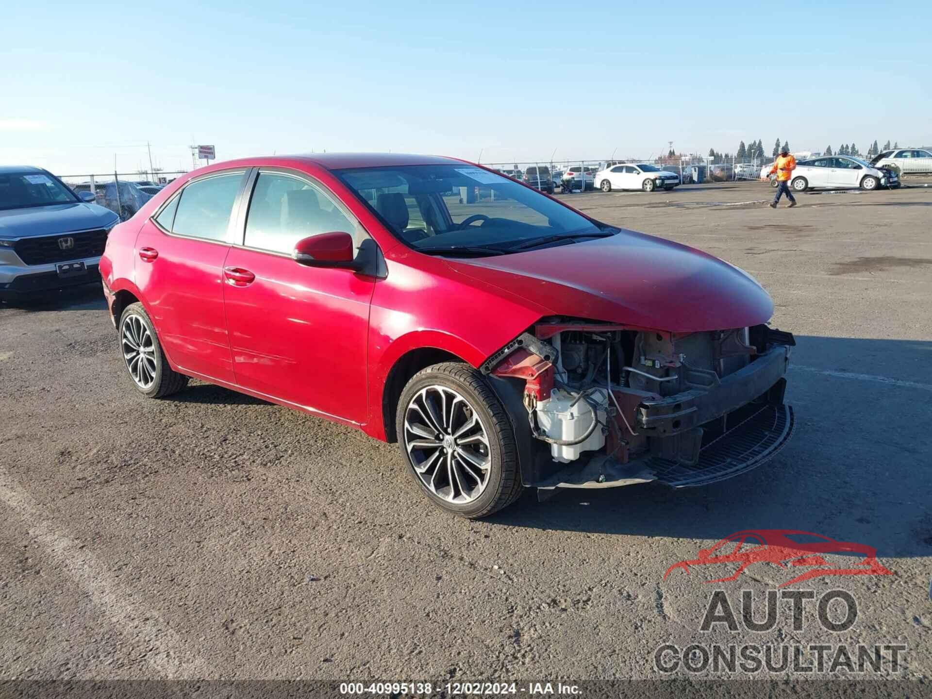 TOYOTA COROLLA 2014 - 5YFBURHE3EP150442