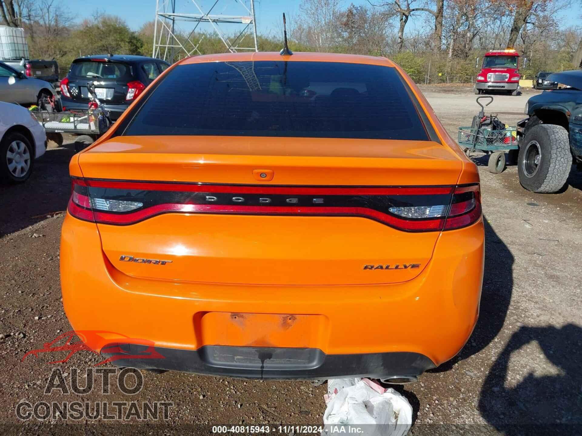 DODGE DART 2013 - 1C3CDFBA8DD333611