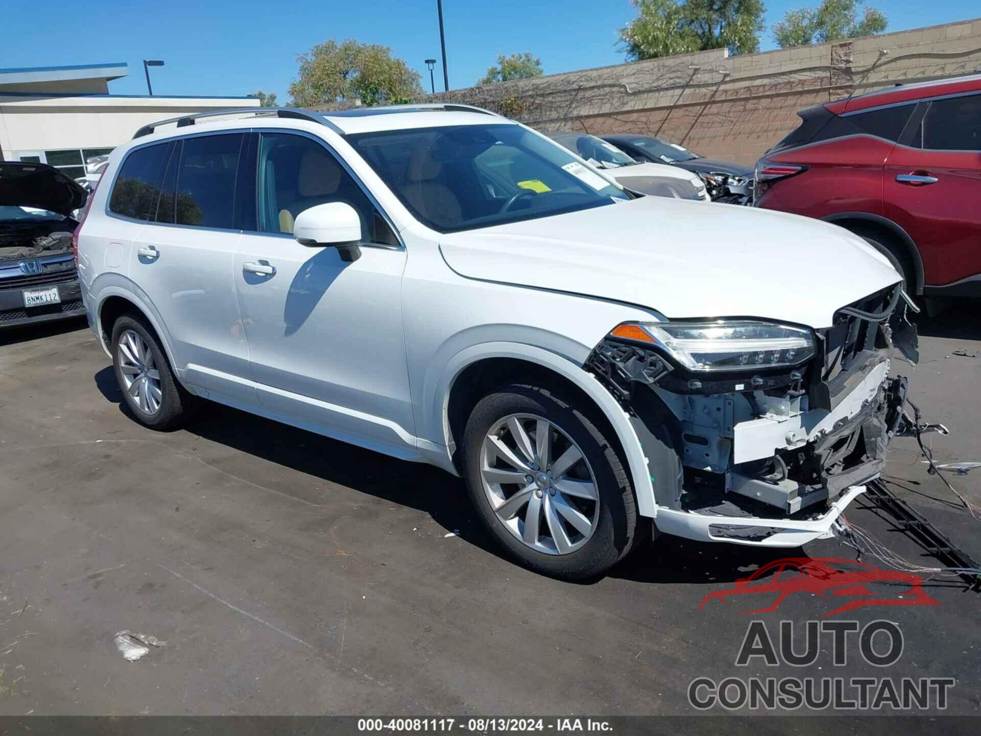 VOLVO XC90 2016 - YV4A22PK6G1086031