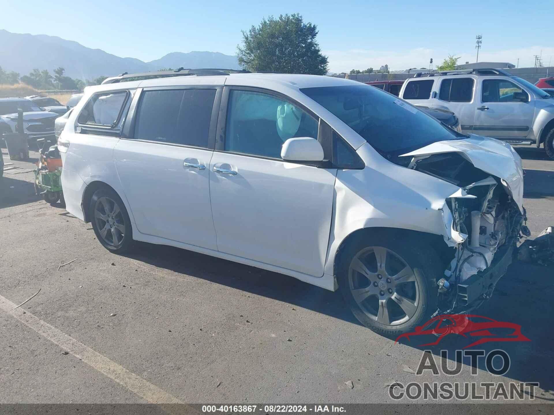 TOYOTA SIENNA 2017 - 5TDXZ3DC9HS768952