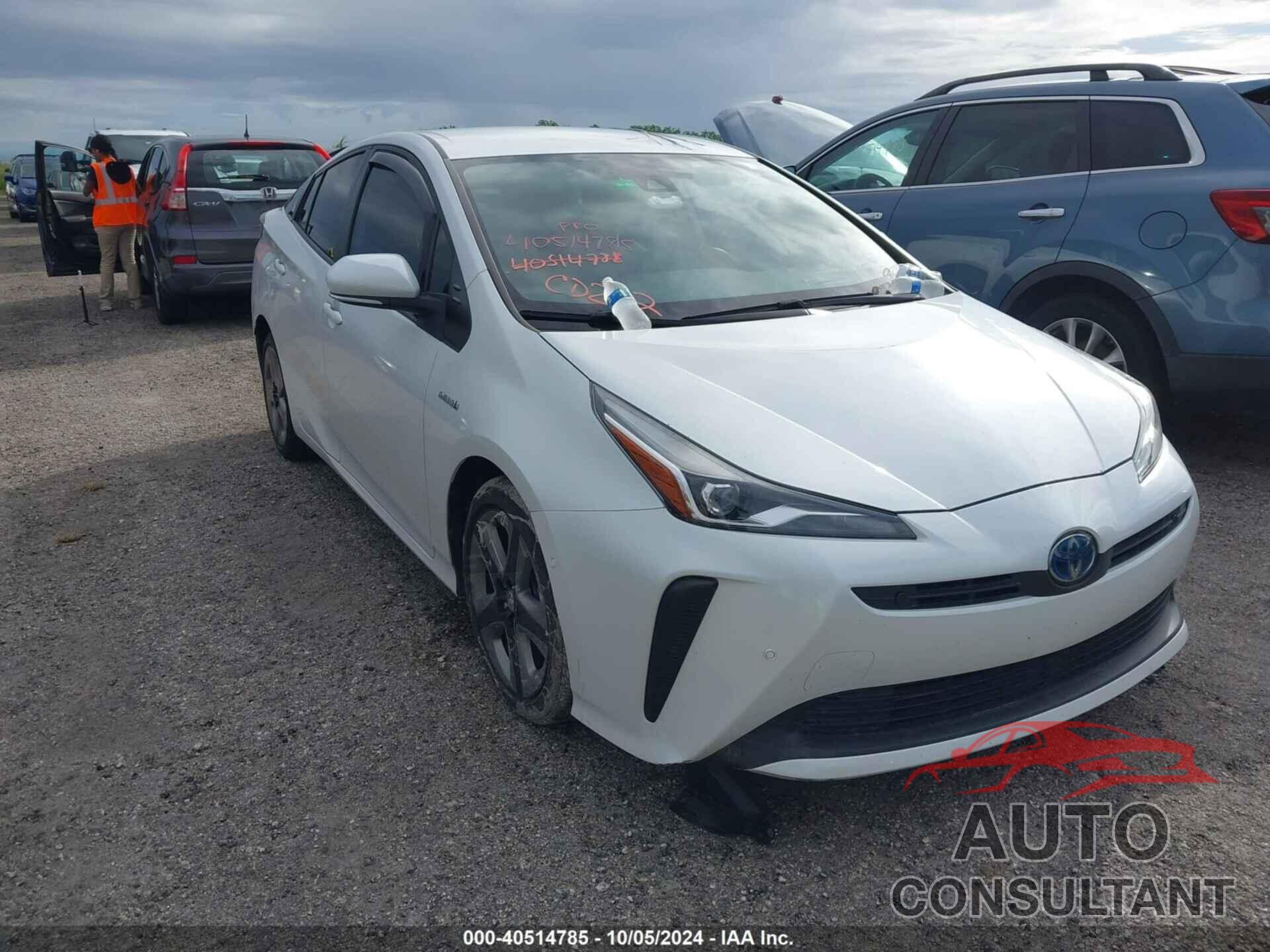 TOYOTA PRIUS 2021 - JTDKAMFU7M3140252