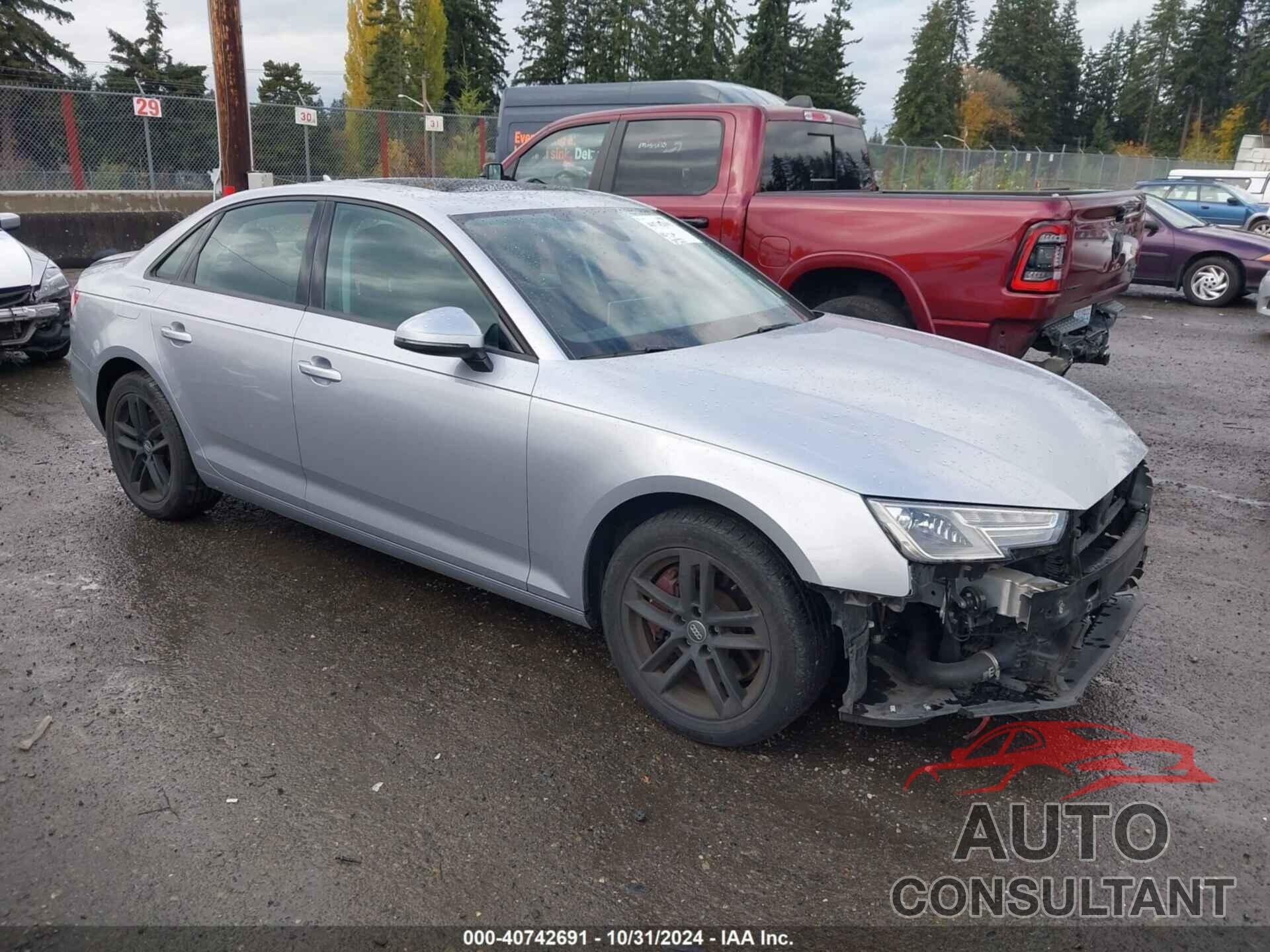 AUDI A4 2017 - WAUANAF42HN026777