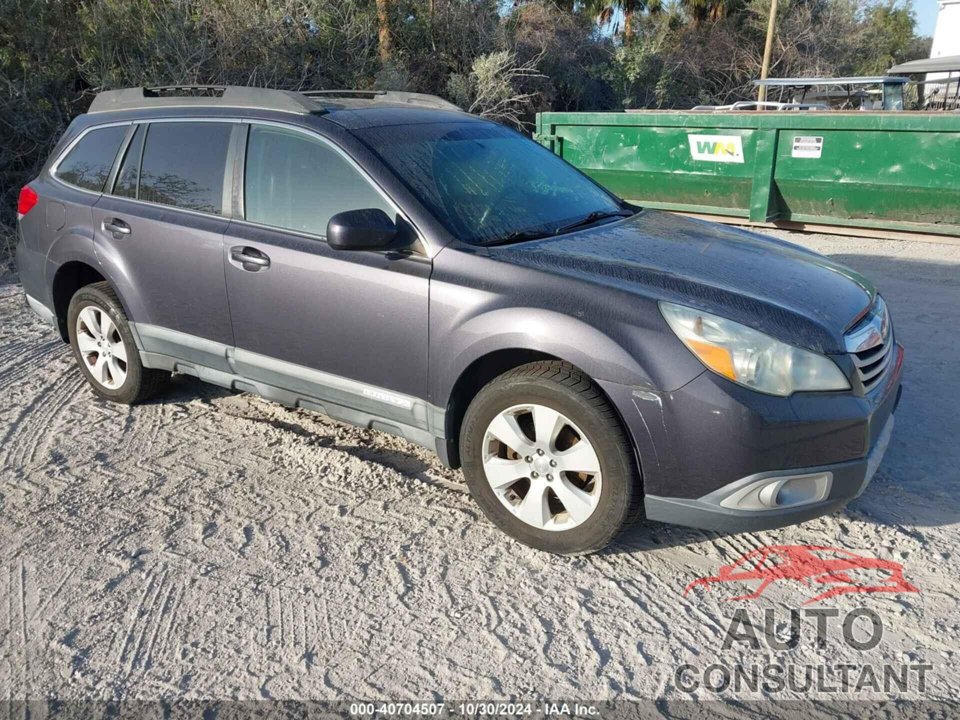 SUBARU OUTBACK 2010 - 4S4BRBKC4A3340734