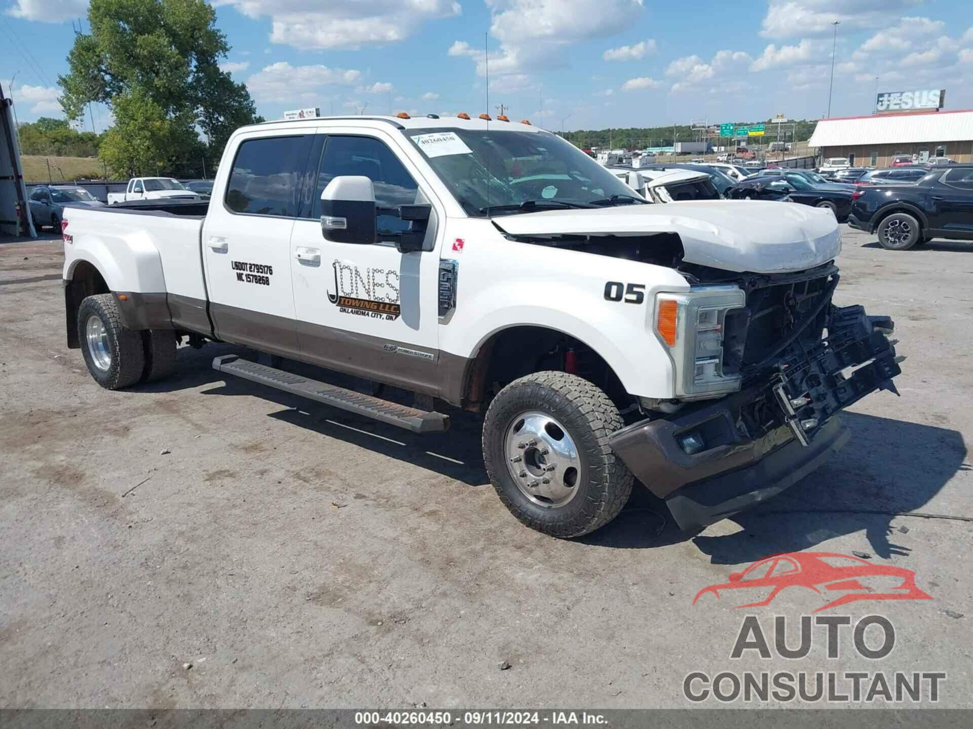 FORD F-350 2017 - 1FT8W3DT5HEB65211