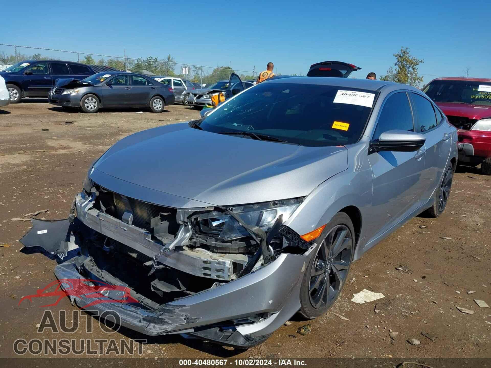 HONDA CIVIC 2019 - 2HGFC2F86KH604601