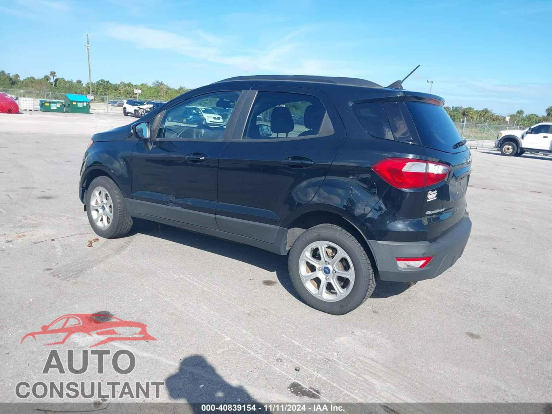 FORD ECOSPORT 2020 - MAJ6S3GL0LC362425
