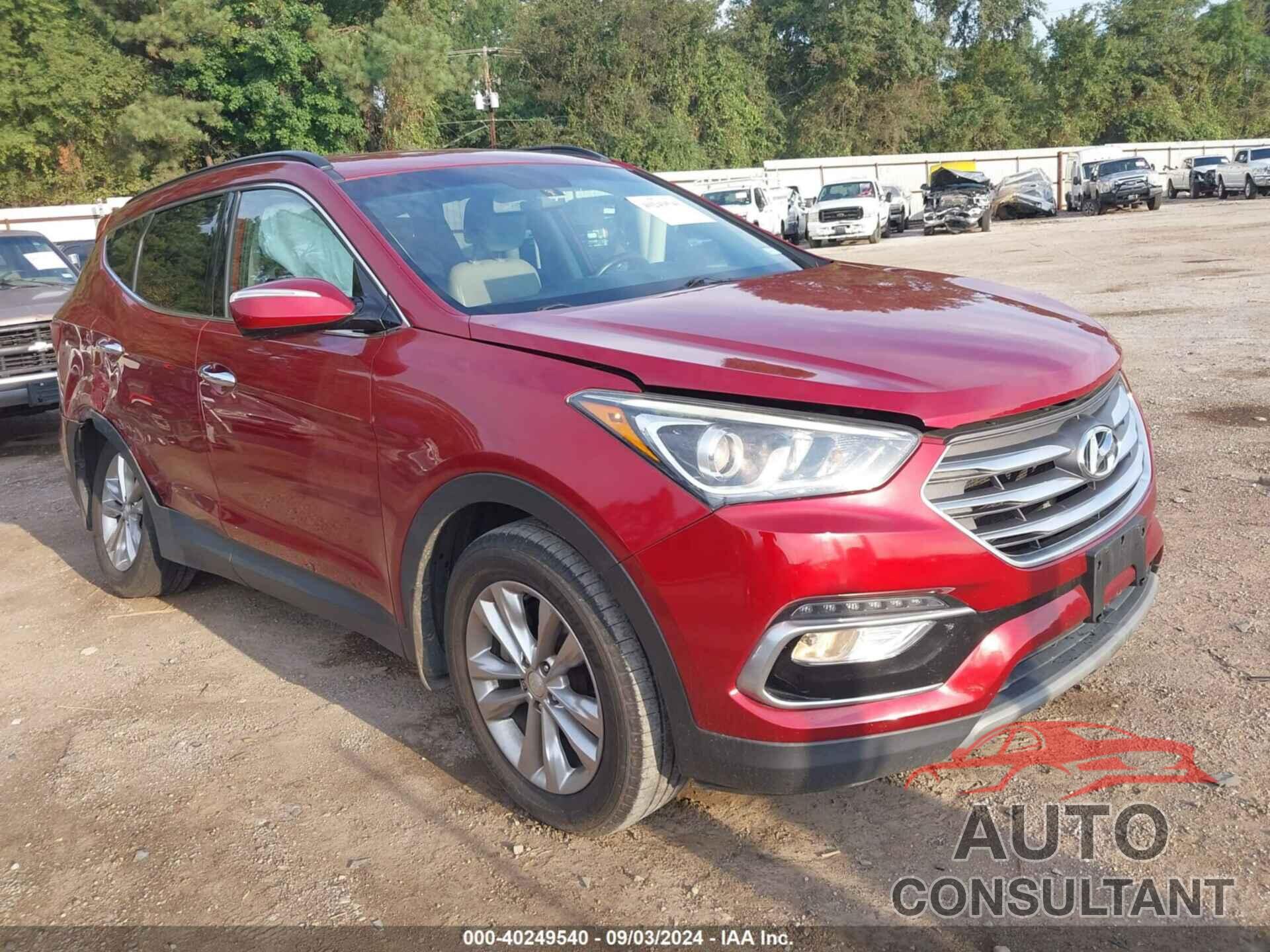 HYUNDAI SANTA FE SPORT 2018 - 5XYZU4LA8JG554311