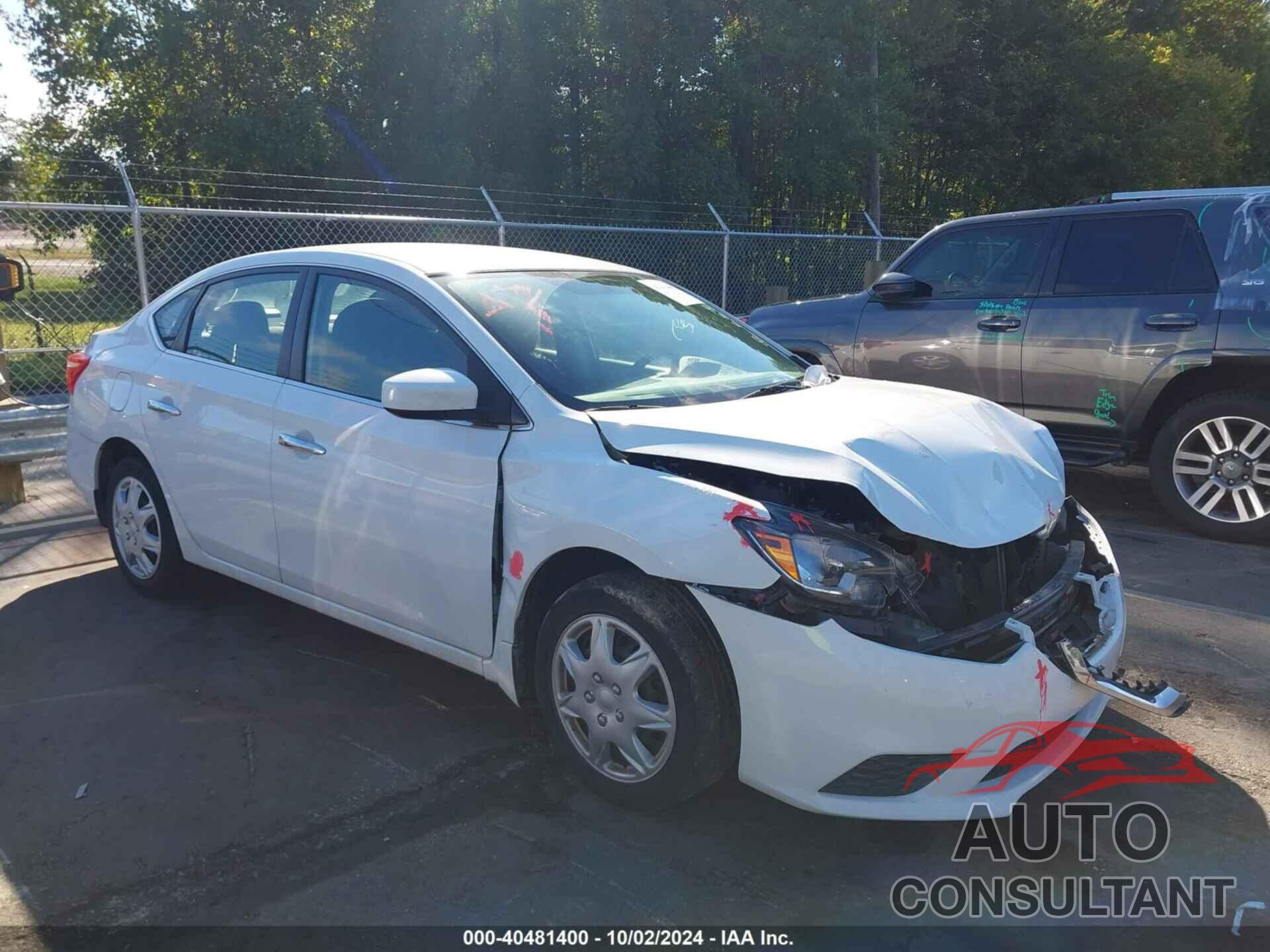 NISSAN SENTRA 2017 - 3N1AB7AP5HY308644